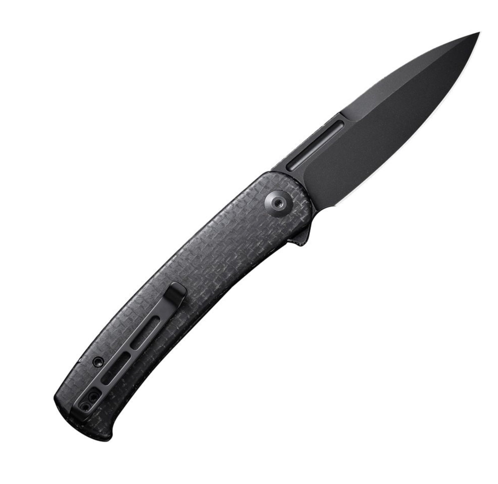 Civivi Caetus Premium EDC Knife - Black Burlap Micarta & Stonewash Finish