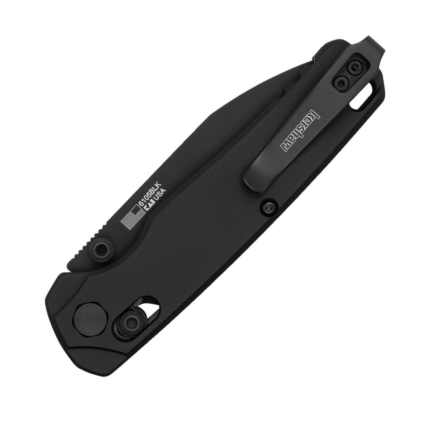 Kershaw Bel Air Ultimate EDC Knife - Black Aluminum Handles with PVD MagnaCut Blade