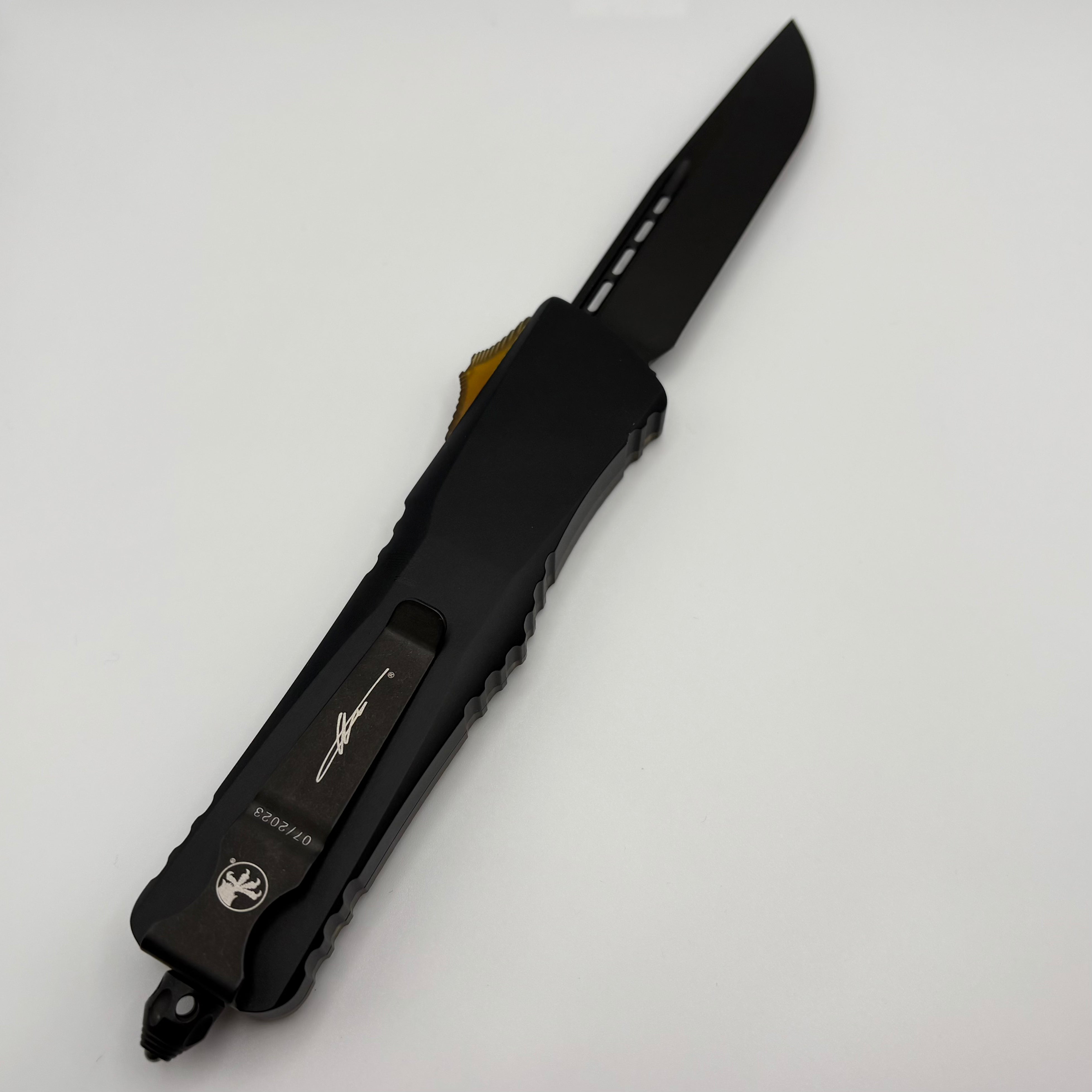 Premium Pre-Owned Microtech Combat Troodon DLC Single Edge Knife - Ultimate Utility