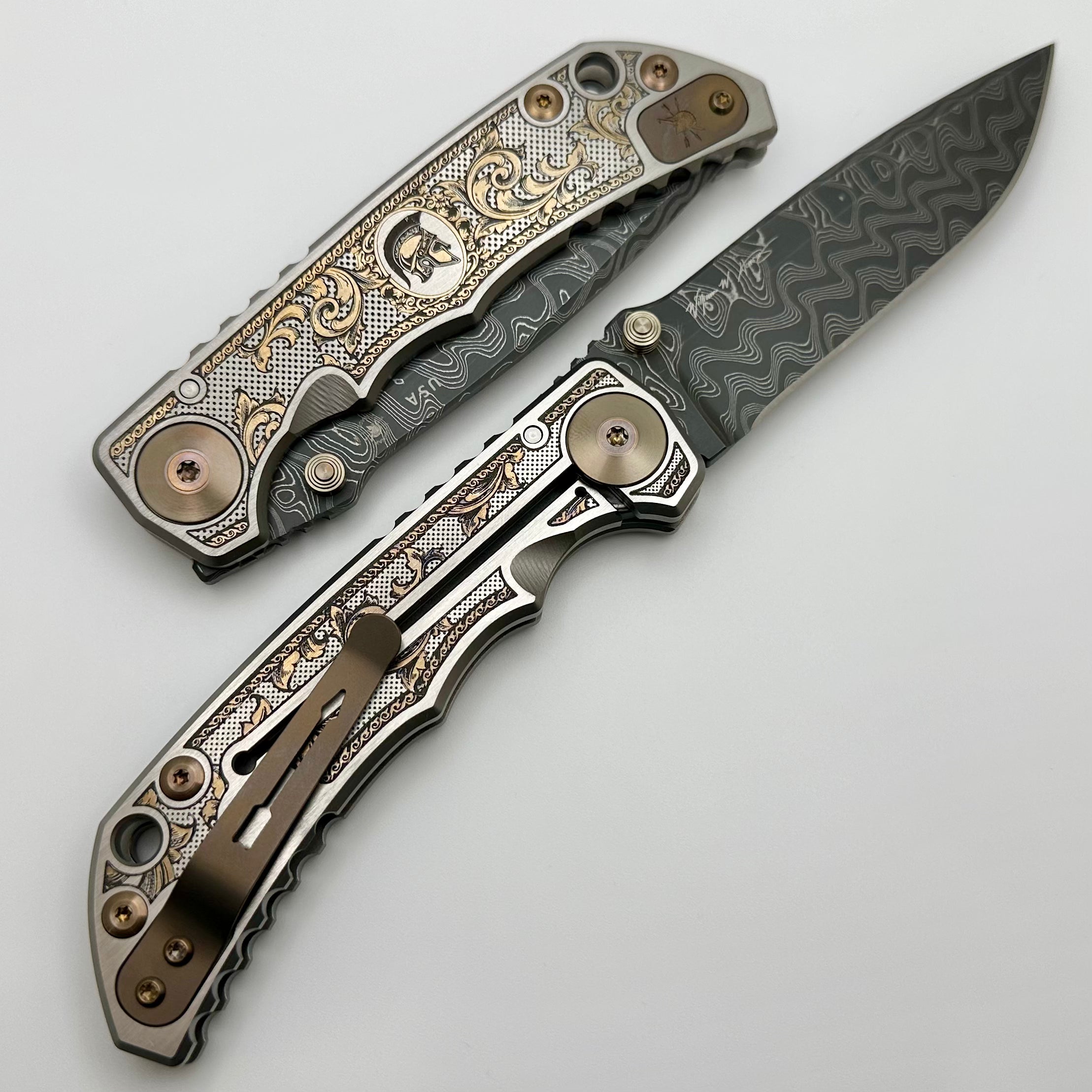 Spartan Blades Harsey Folder 2023 Premium Damascus Edition