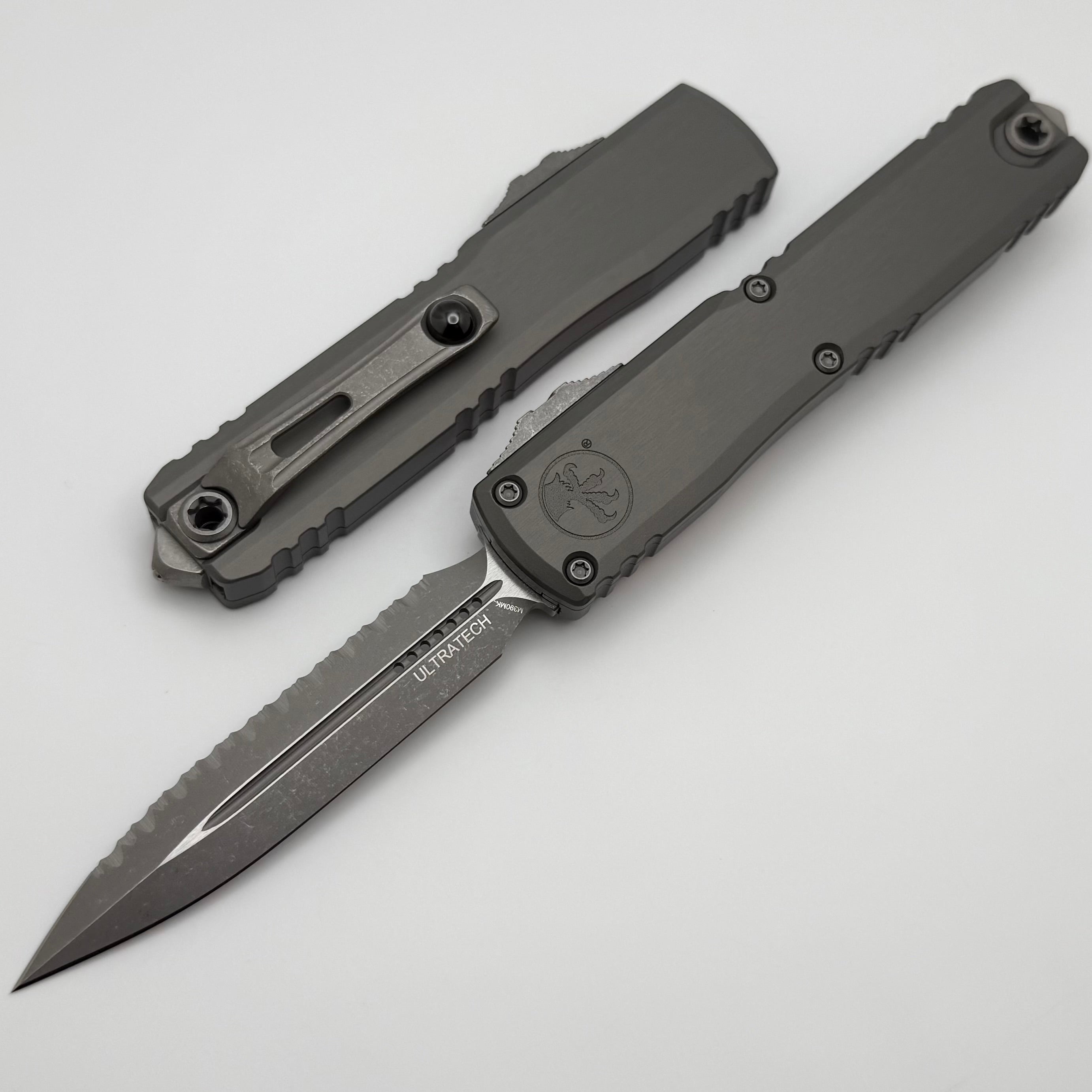 Microtech Ultratech ZBP D/E Full Serrated Apocalyptic Tactical Knife