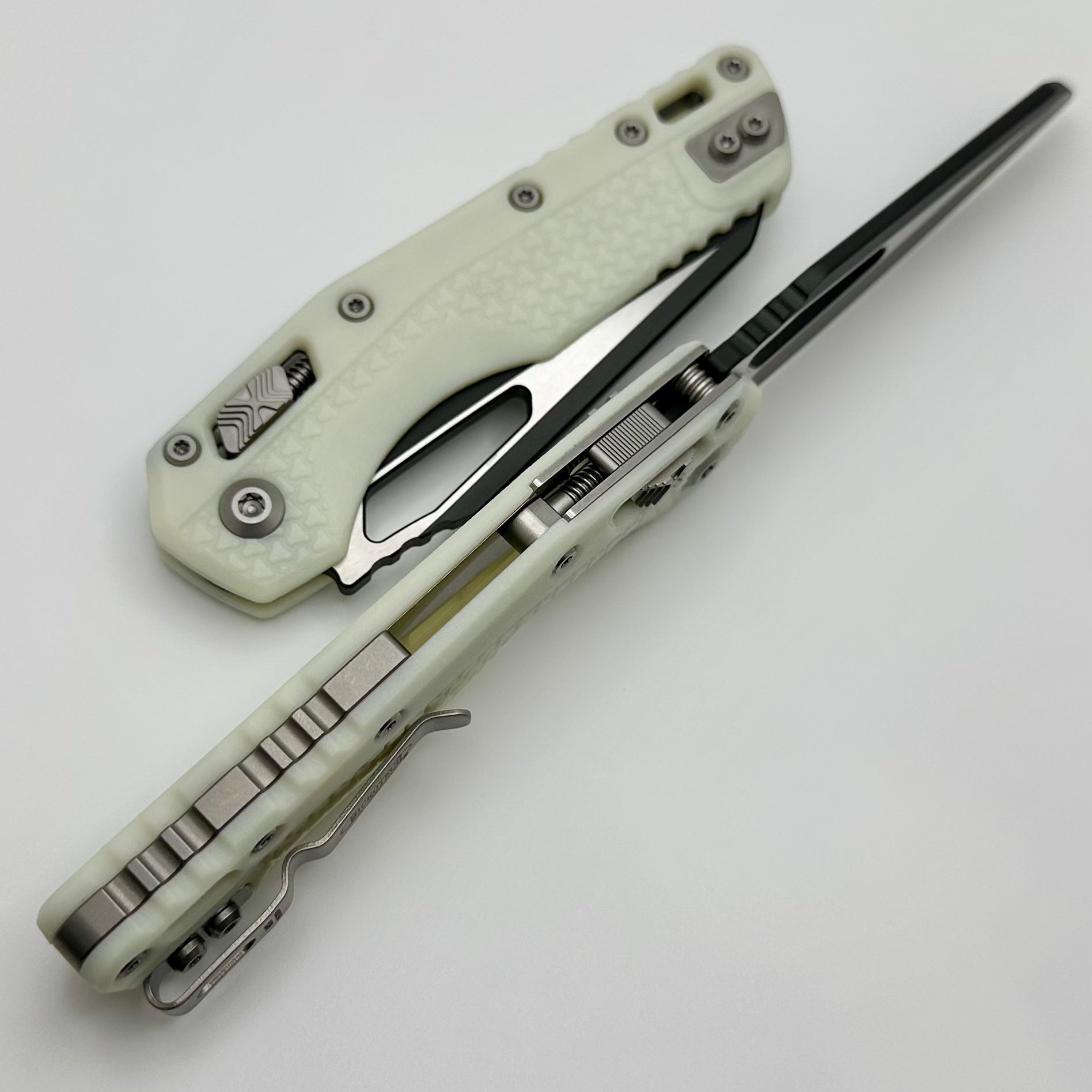 Microtech MSI RAM LOK Ultimate EDC Knife - White Polymer & M390MK Steel