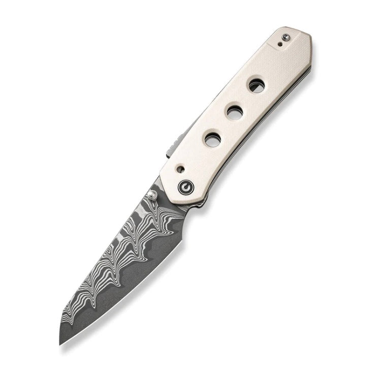 Civivi Vision FG Premium Ivory G-10 & Damascus Folding Knife