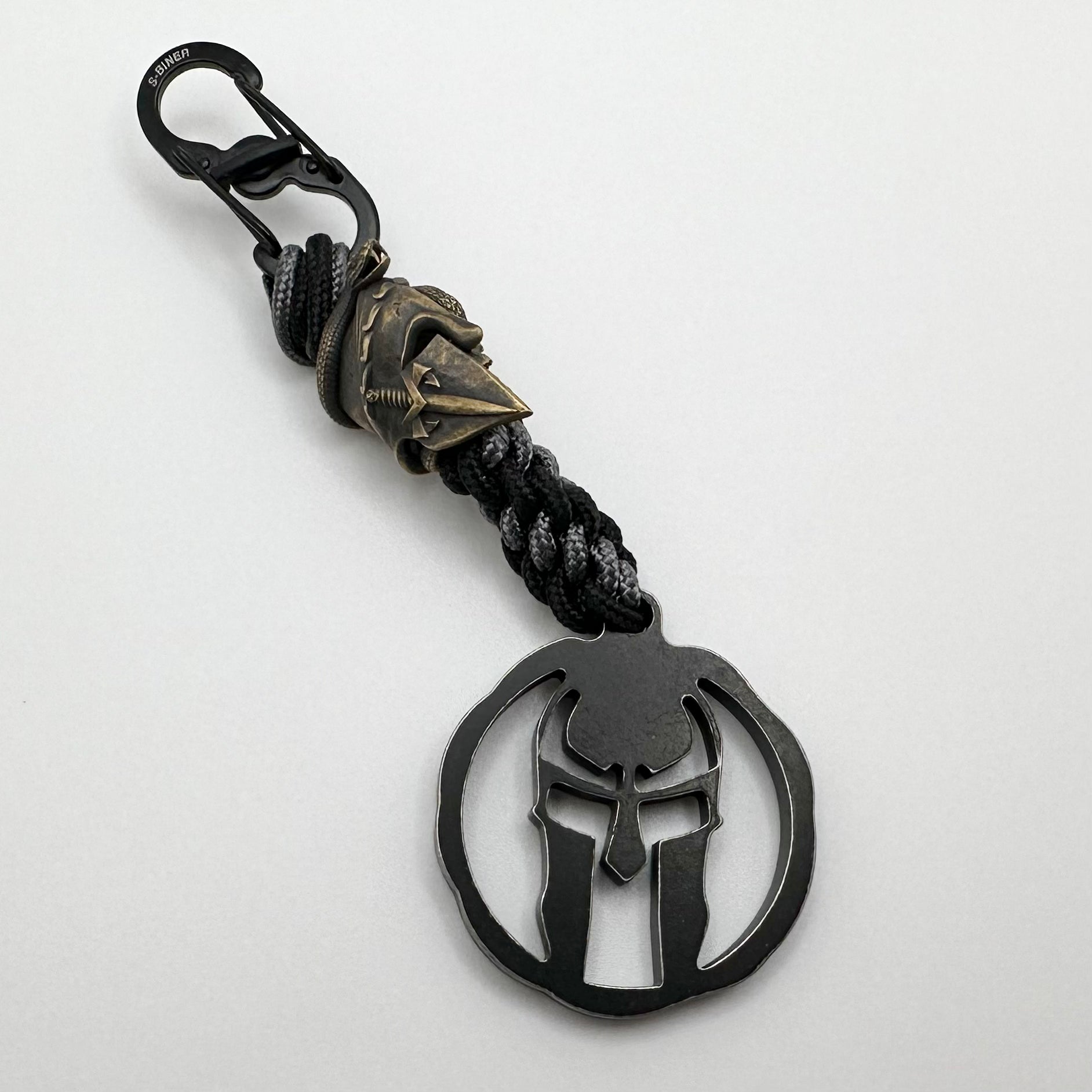Premium Microtech/Marfione Spartan Viper Bead with Spartan Pendant Paracord Lanyard - Ultimate Tactical Accessory