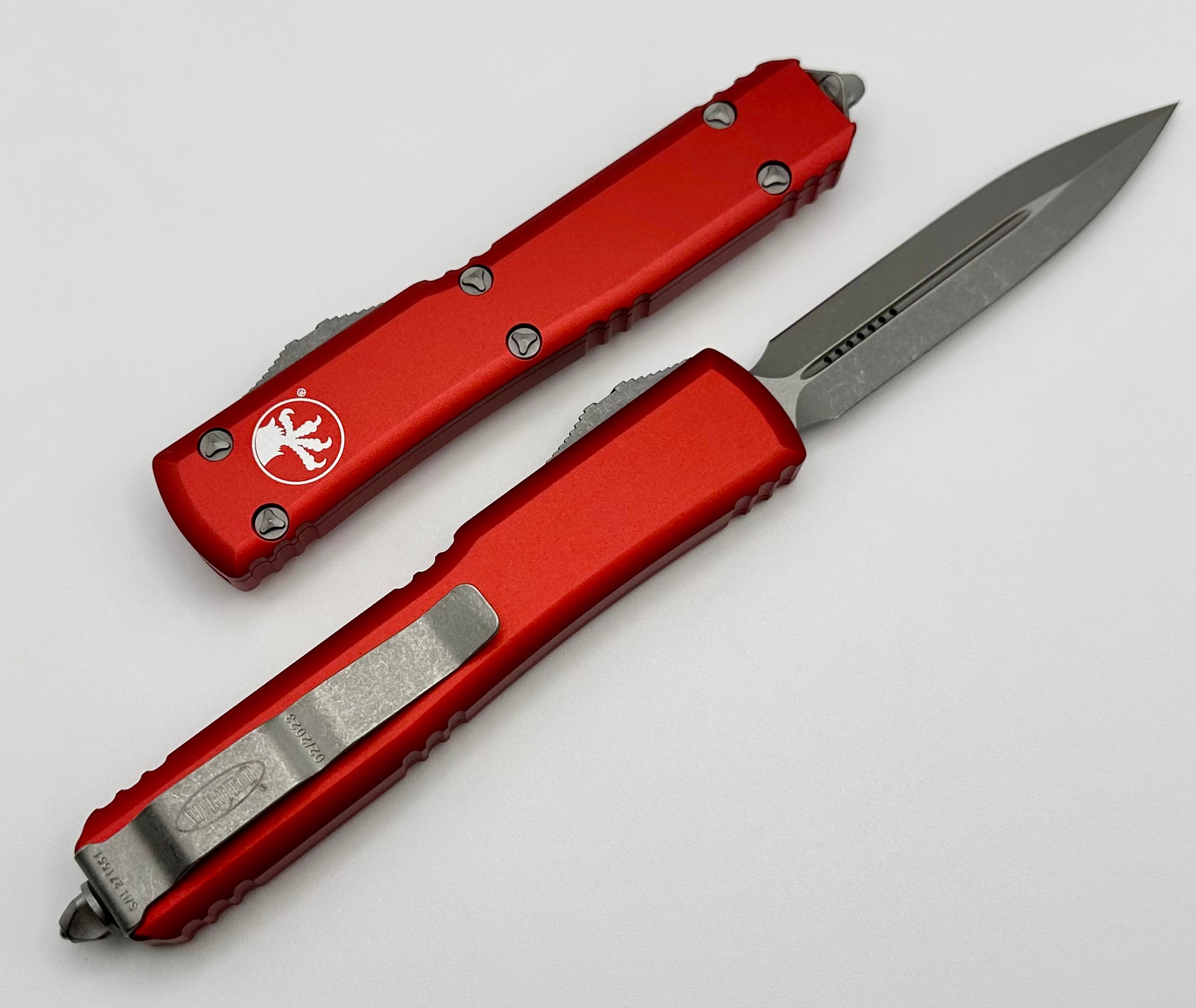 Microtech Ultratech Double Edge Apocalyptic Standard & Red - Ultimate Tactical Knife