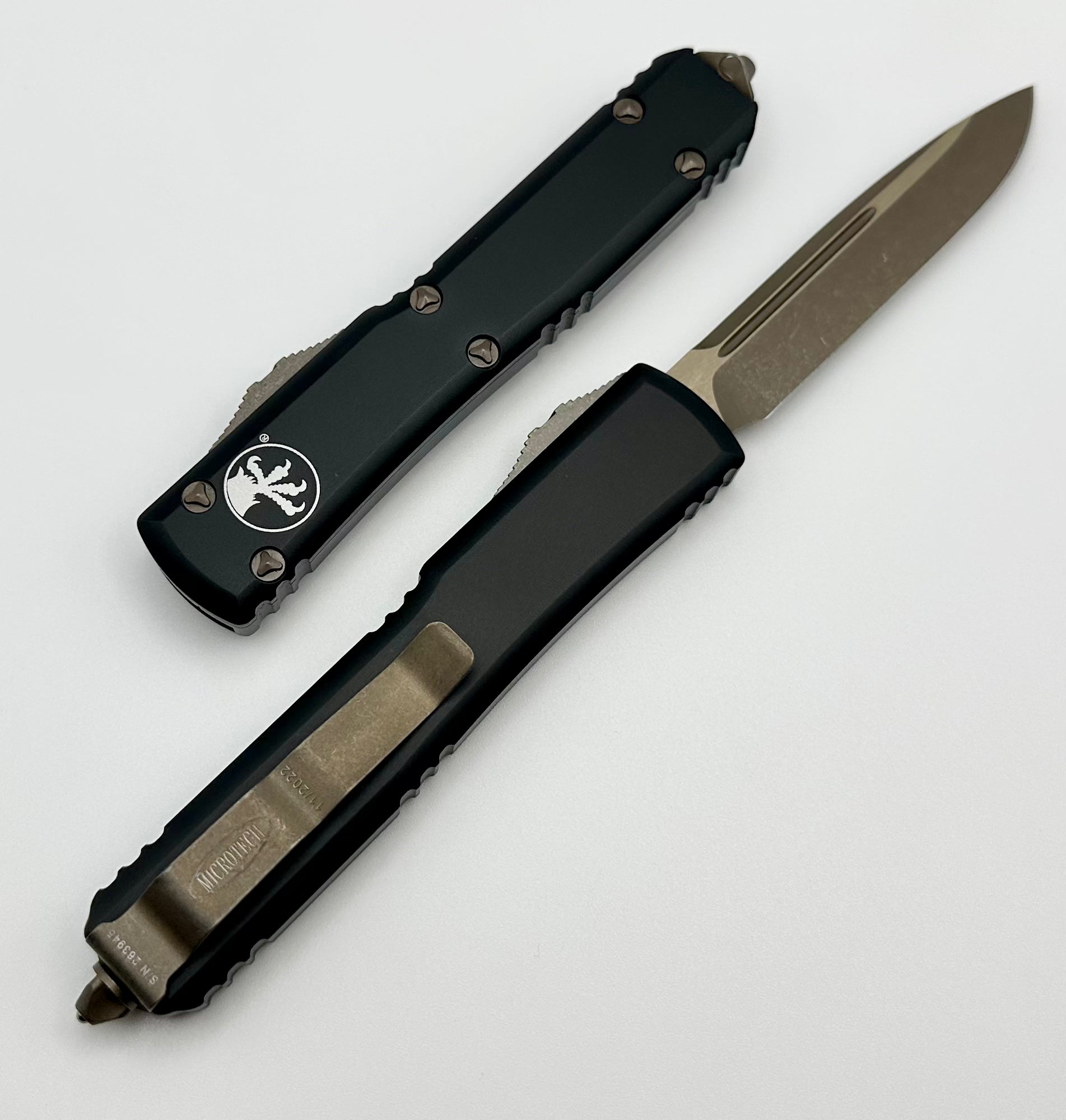 Premium Microtech Ultratech Bronze Apocalyptic OTF Knife - Ultimate Tactical Tool