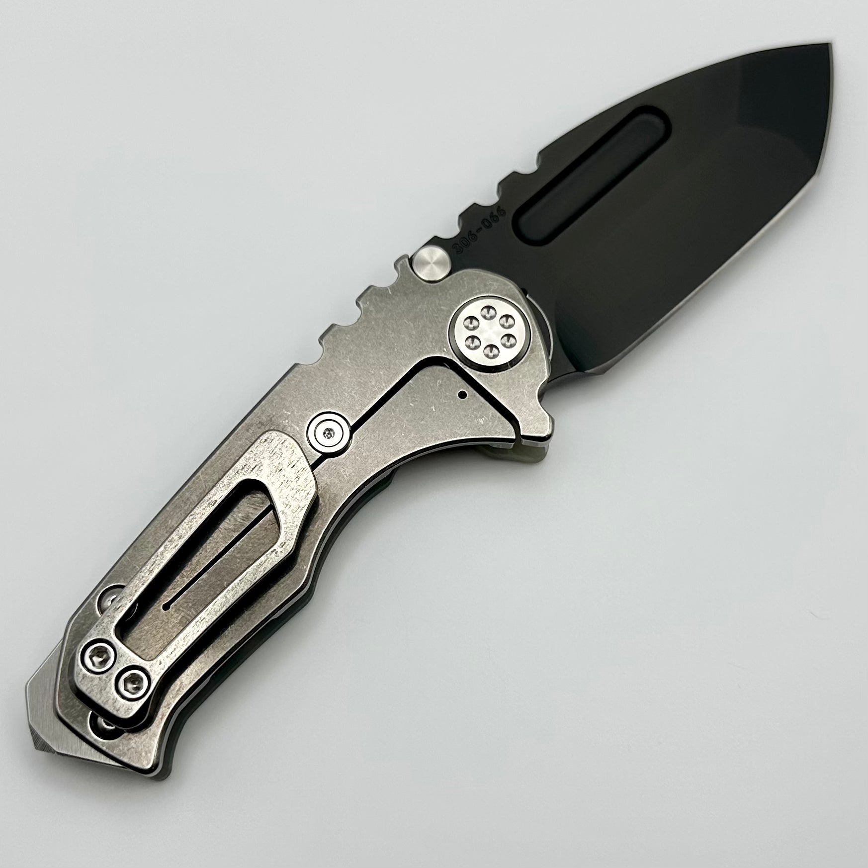 Medford Micro Praetorian G - Ultimate Compact Tactical Knife with DLC S45 Tanto Blade & Digi Camo G-10