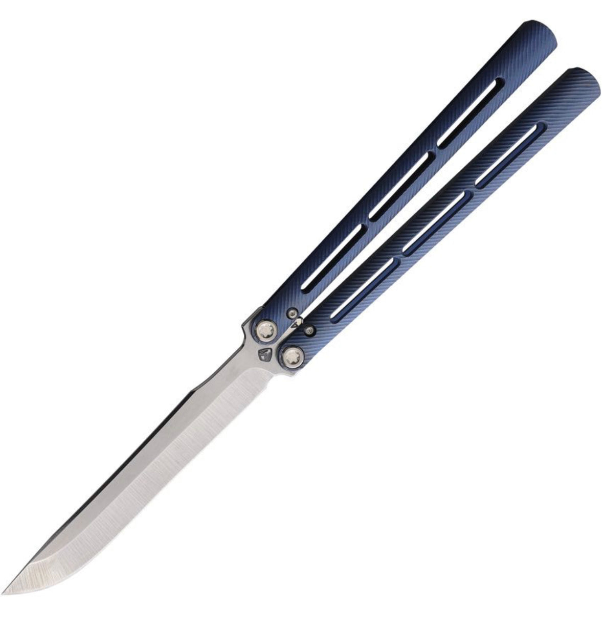 Medford Viceroy Ultimate Butterfly Knife - Blue Titanium Handles with S45VN Blade