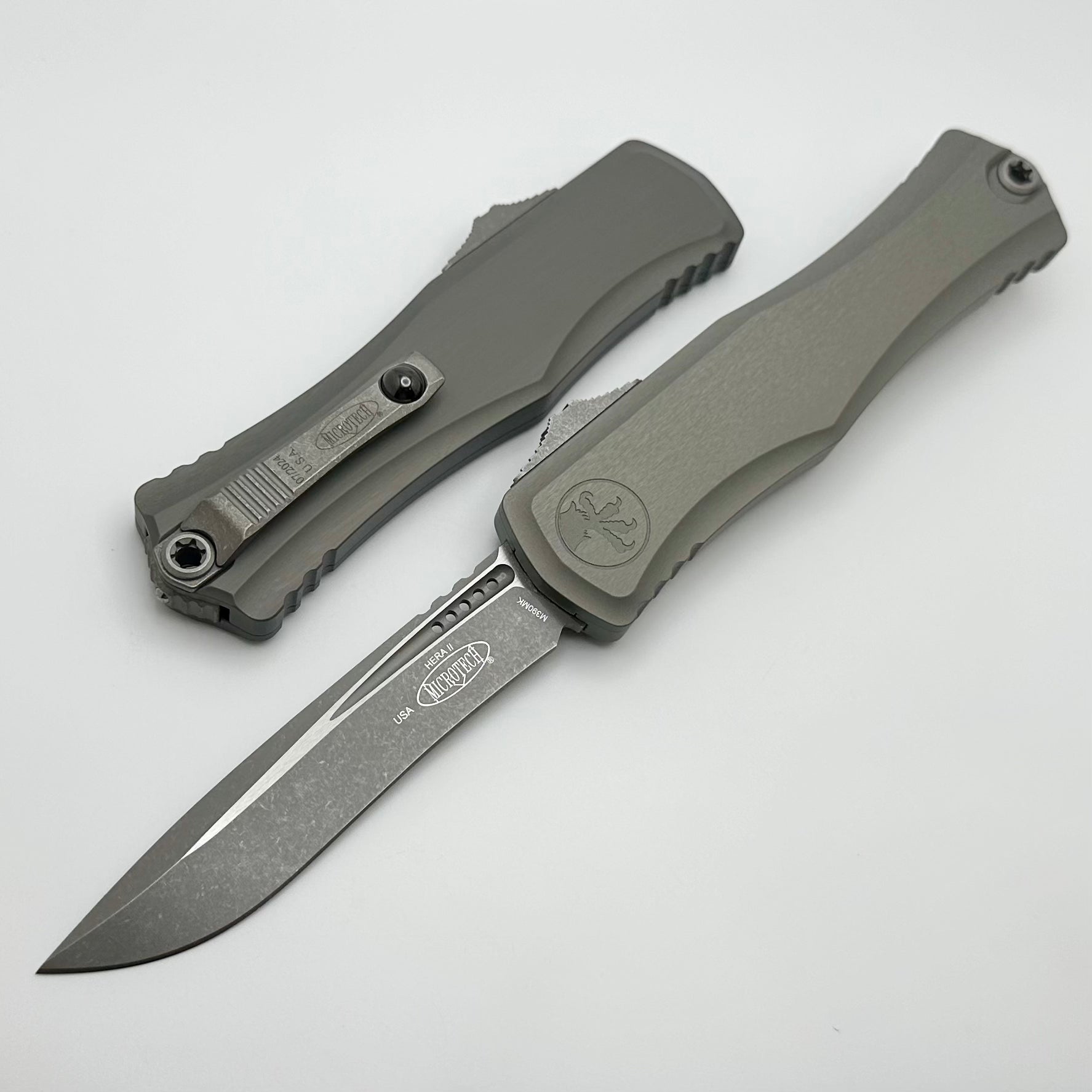 Microtech Hera II Apocalyptic Recurve OTF Knife - Ultimate Tactical EDC