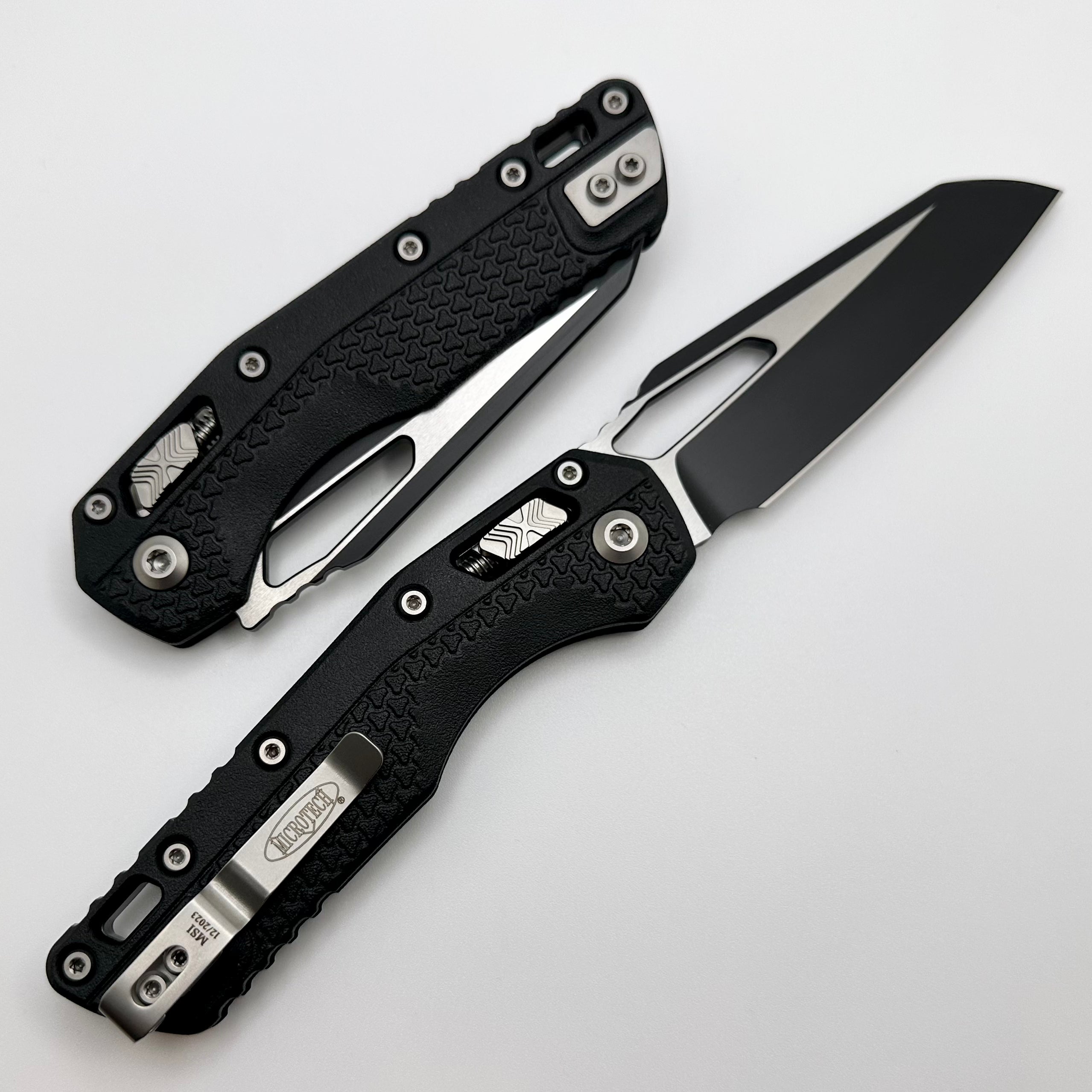 Microtech MSI RAM LOK Folding Knife - Premium Black Polymer & M390MK Steel