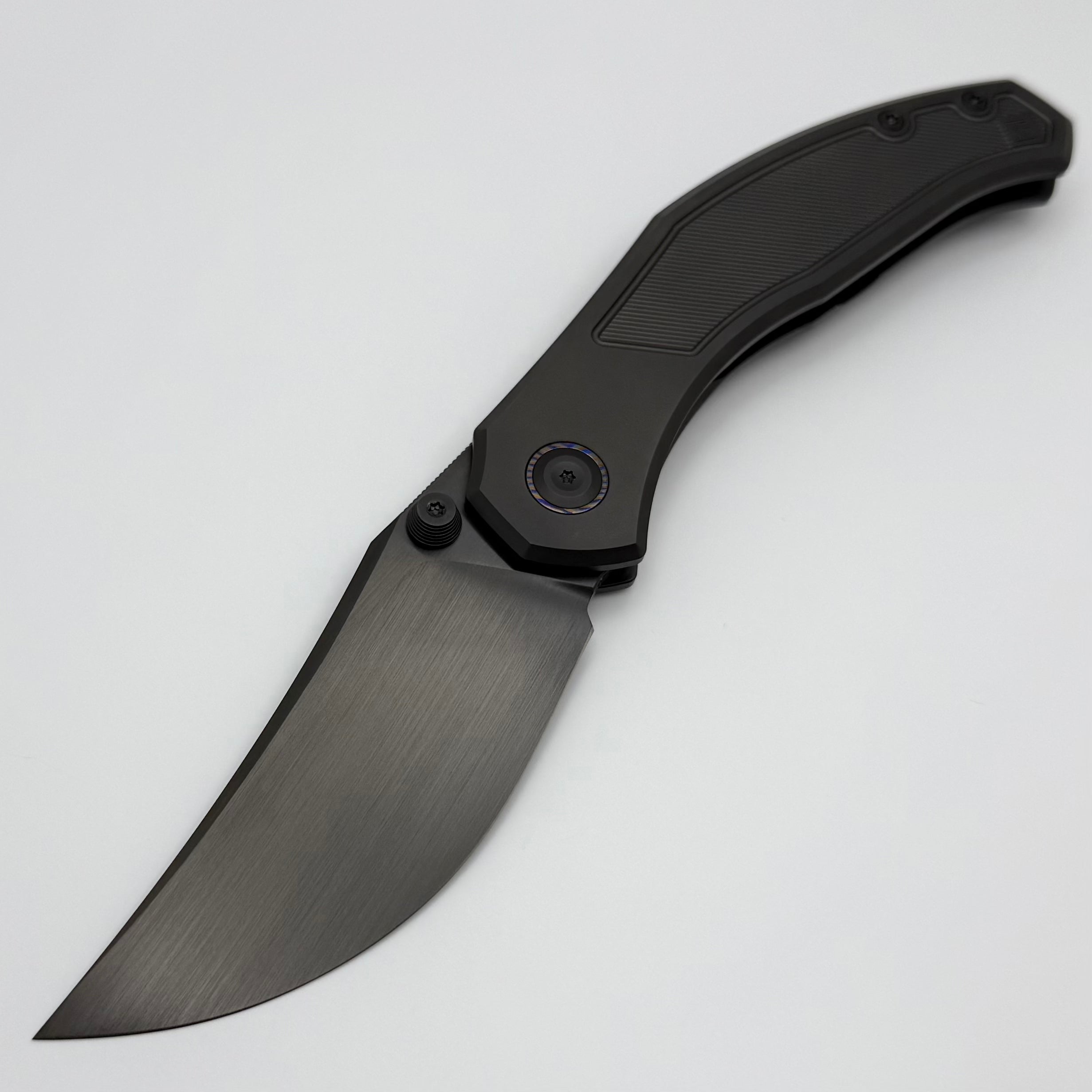 Premium CKF Blava Titanium Folding Knife - Ultimate M398 Blade