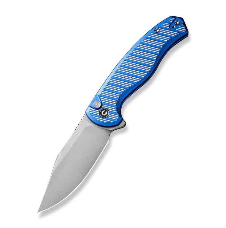 Civivi Stormhowl Premium Flipper Knife - Satin/Blue Aluminum Handle with Nitro-V Blade