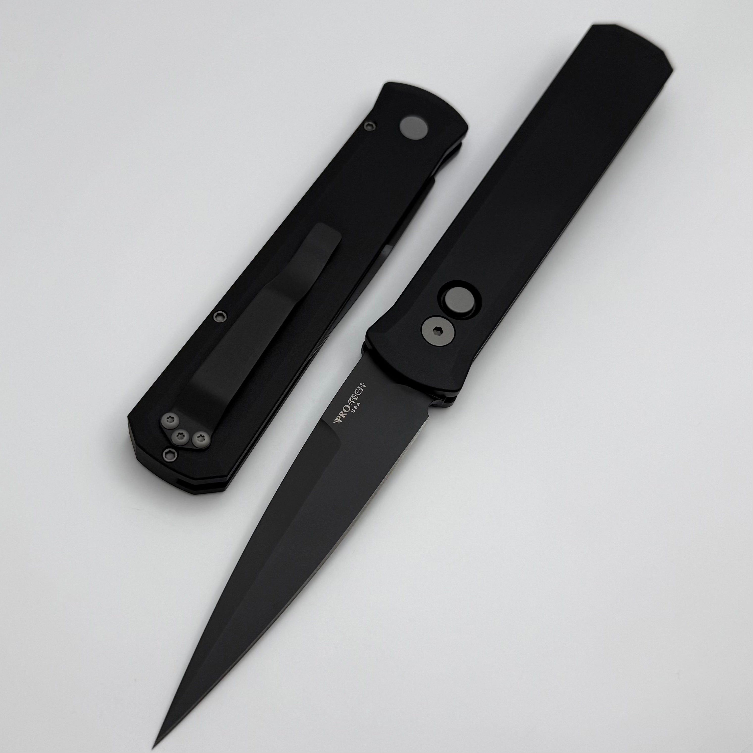 Pro-Tech Godfather Ultimate Automatic Knife - Black Handle & 154-CM Blade