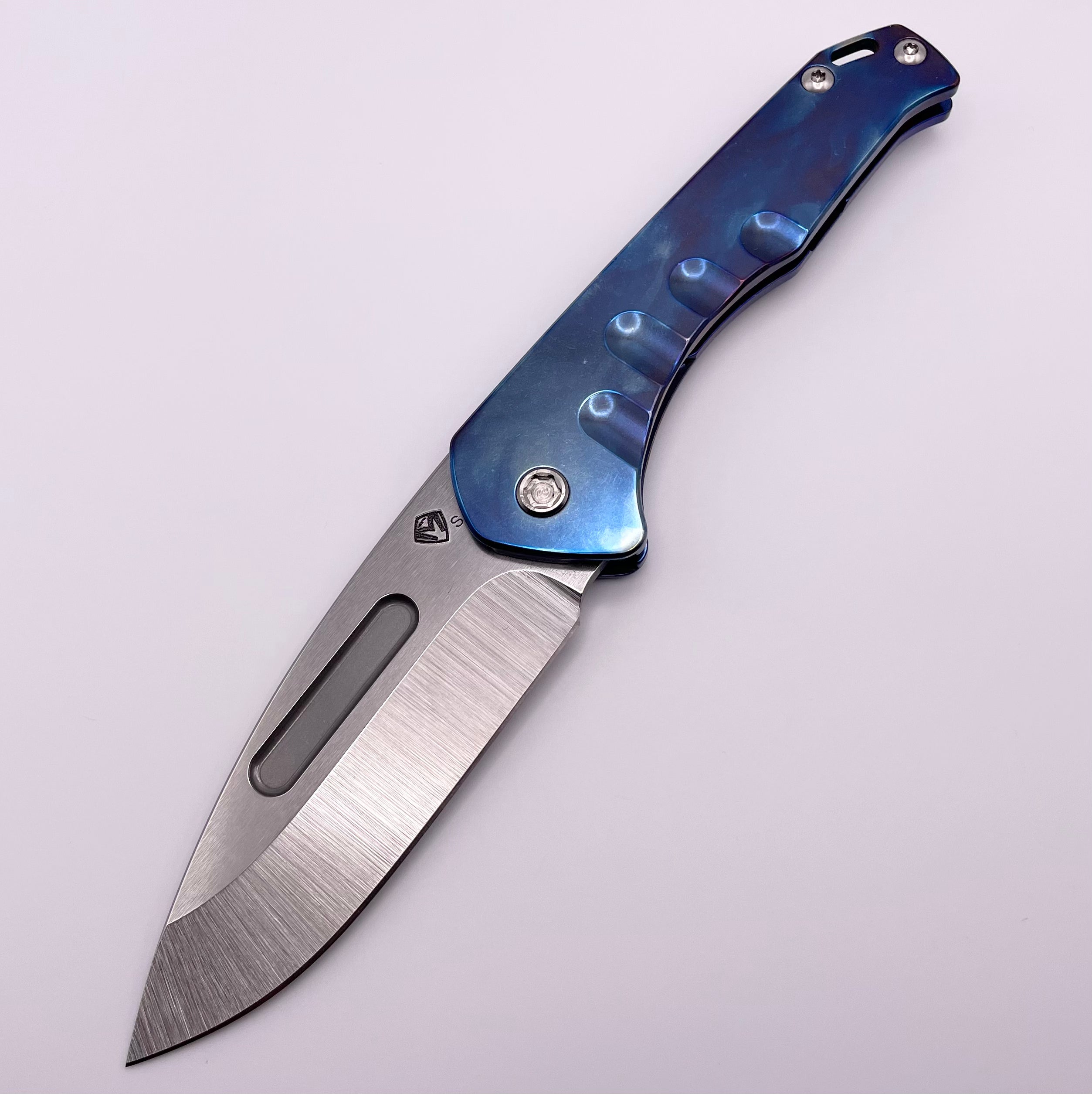 Premium Medford Praetorian Slim Tanto S35VN Drop Point Knife - Flamed Titanium Handle (Pre-Owned)