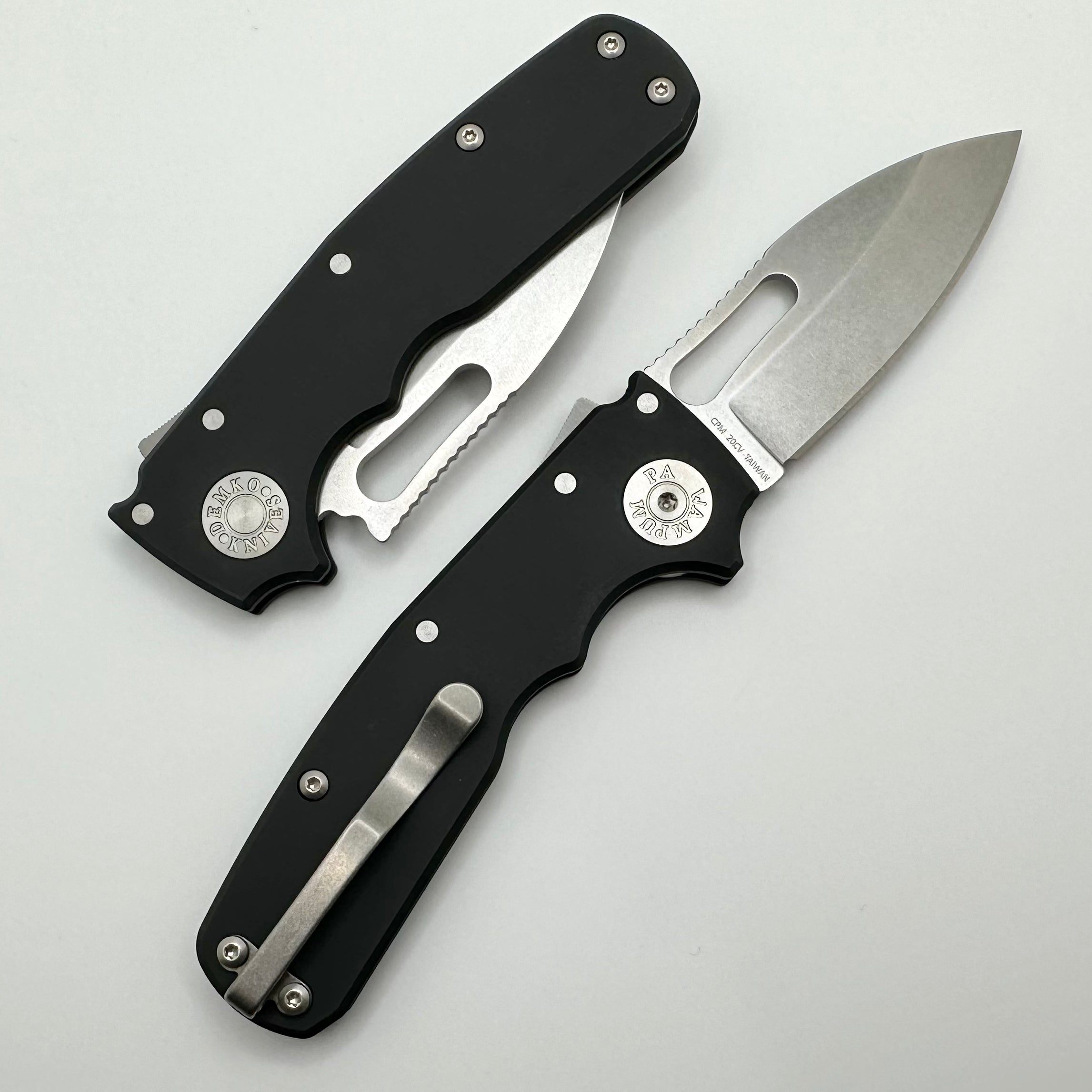 Premium Demko AD20.5 Shark Cub Folding Knife - 20CV Steel & Black Aluminum Handle