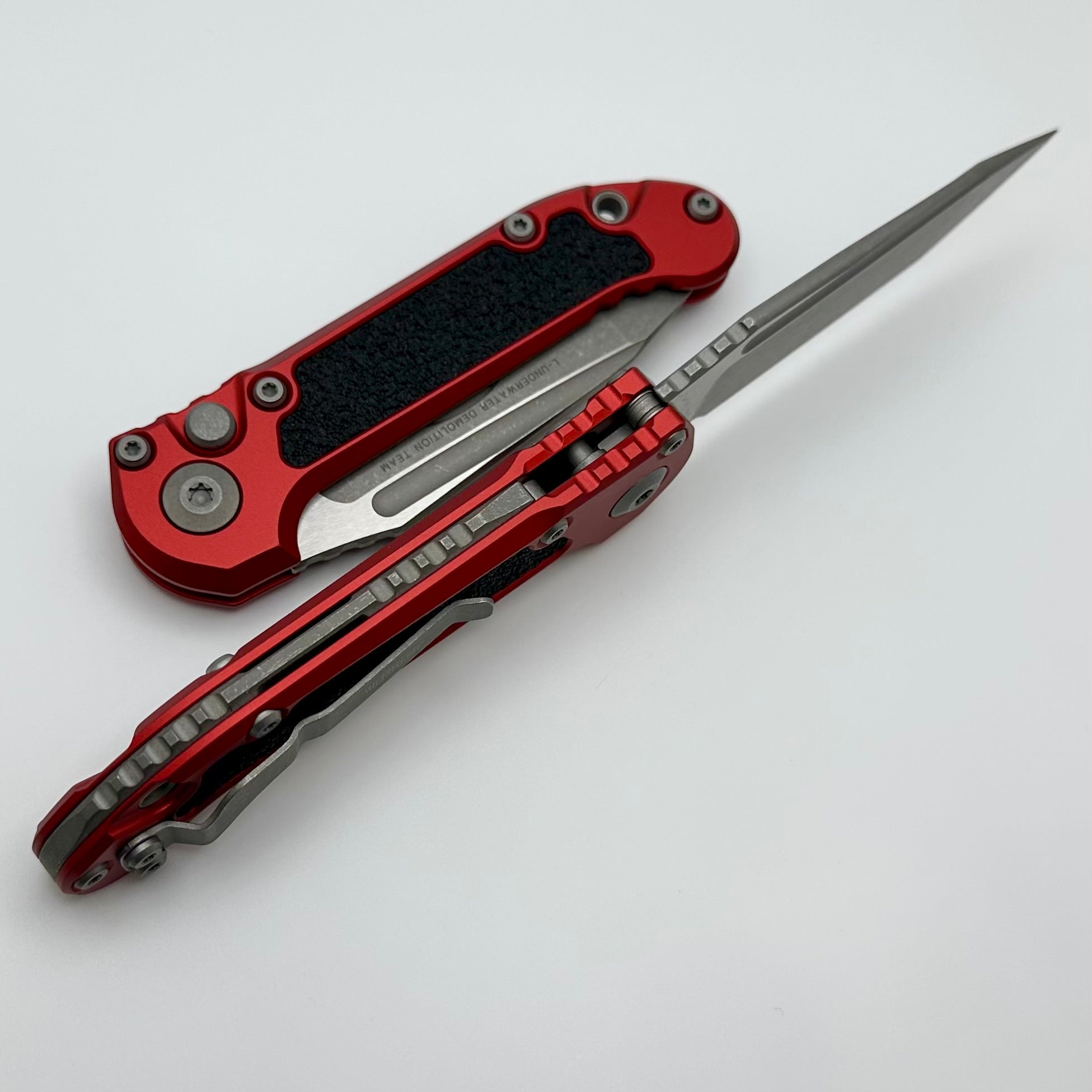 Microtech Premium LUDT Gen III Apocalyptic Tanto Knife with Red Handle - Ultimate Tactical EDC