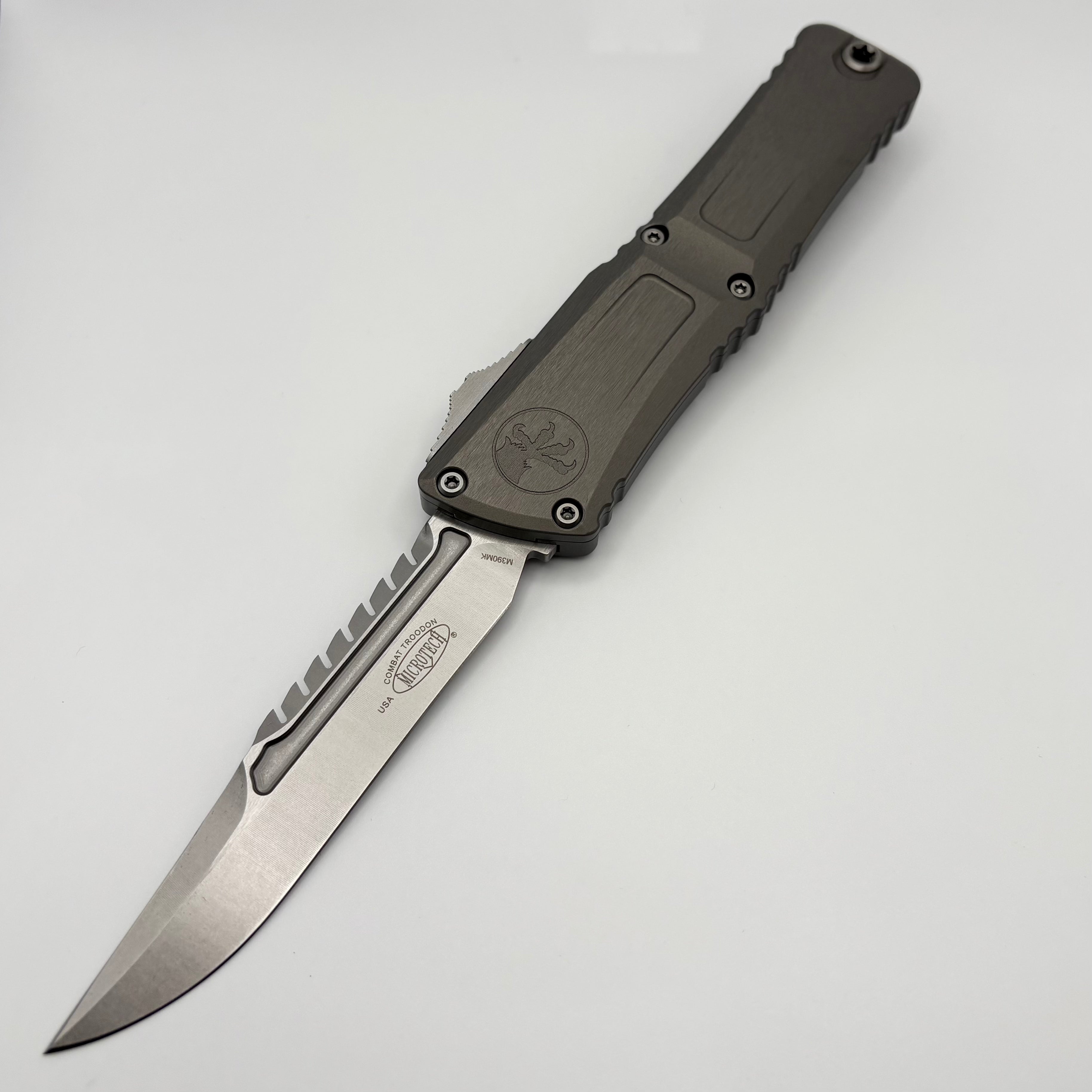 Premium Pre-Owned Microtech Combat Troodon Gen III Interceptor Knife - Stonewash Finish