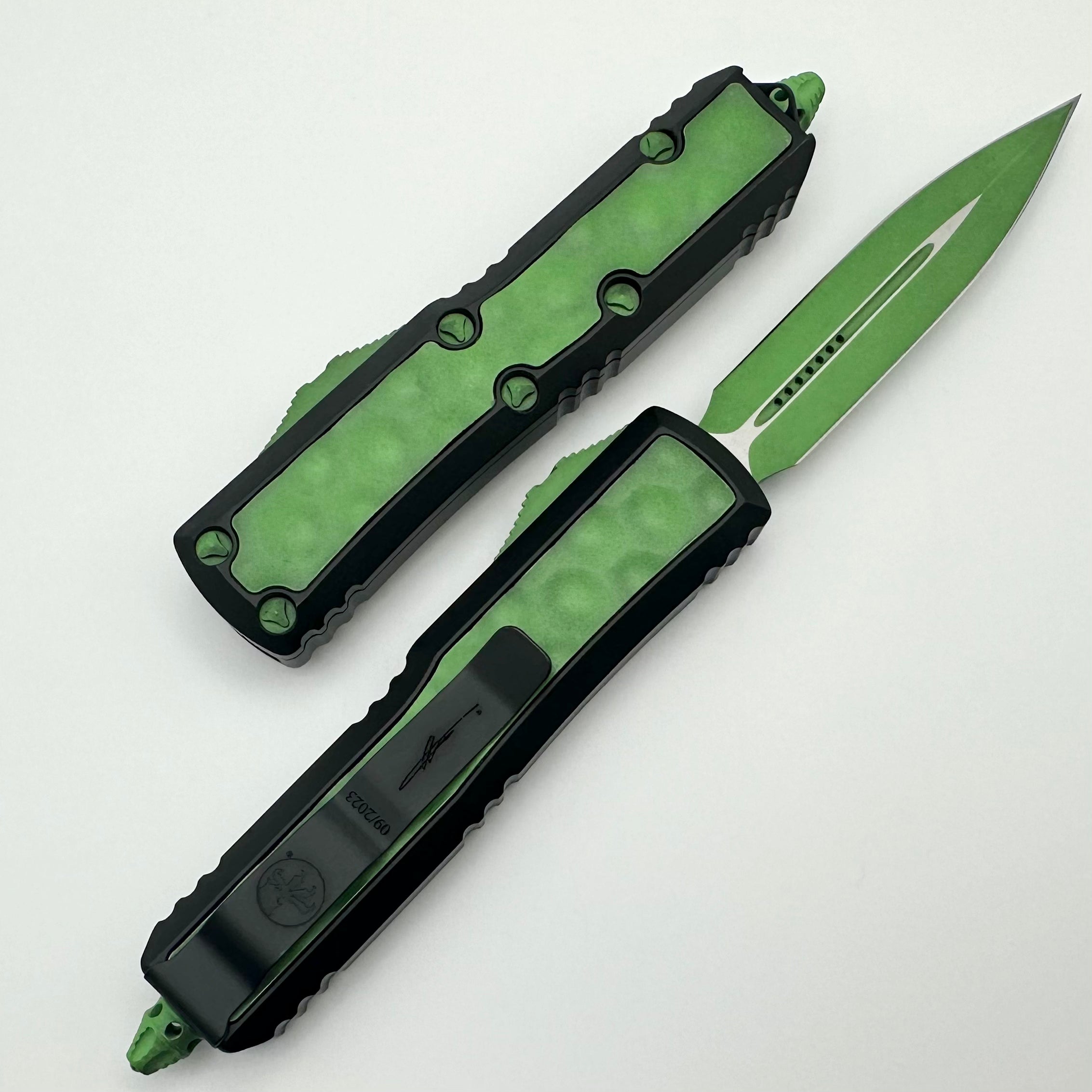 Microtech Daytona Green Mamba D/E Signature Series - Ultimate Tactical Knife