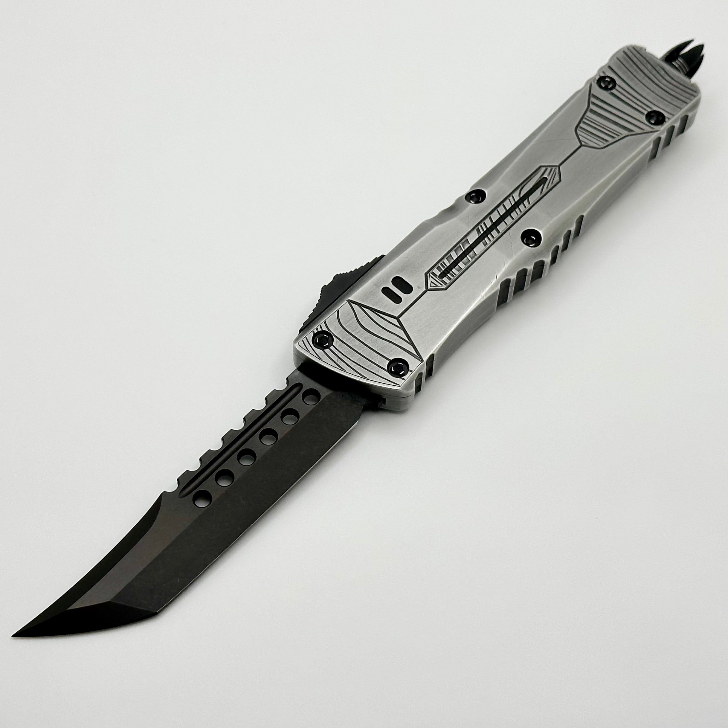 Microtech Combat Troodon Hellhound Beskar DNA Catcher Signature Series - Premium Pre-Owned Tactical Knife