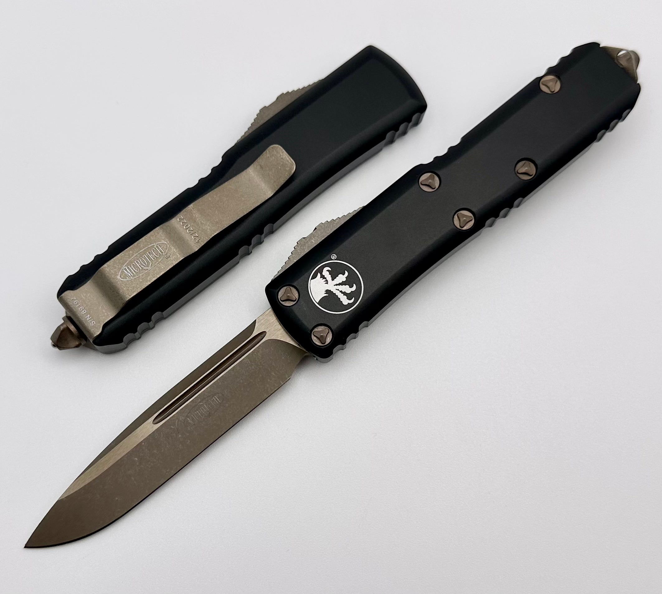 Microtech UTX-85 Apocalyptic Bronze Tactical Knife - Premium Everyday Carry