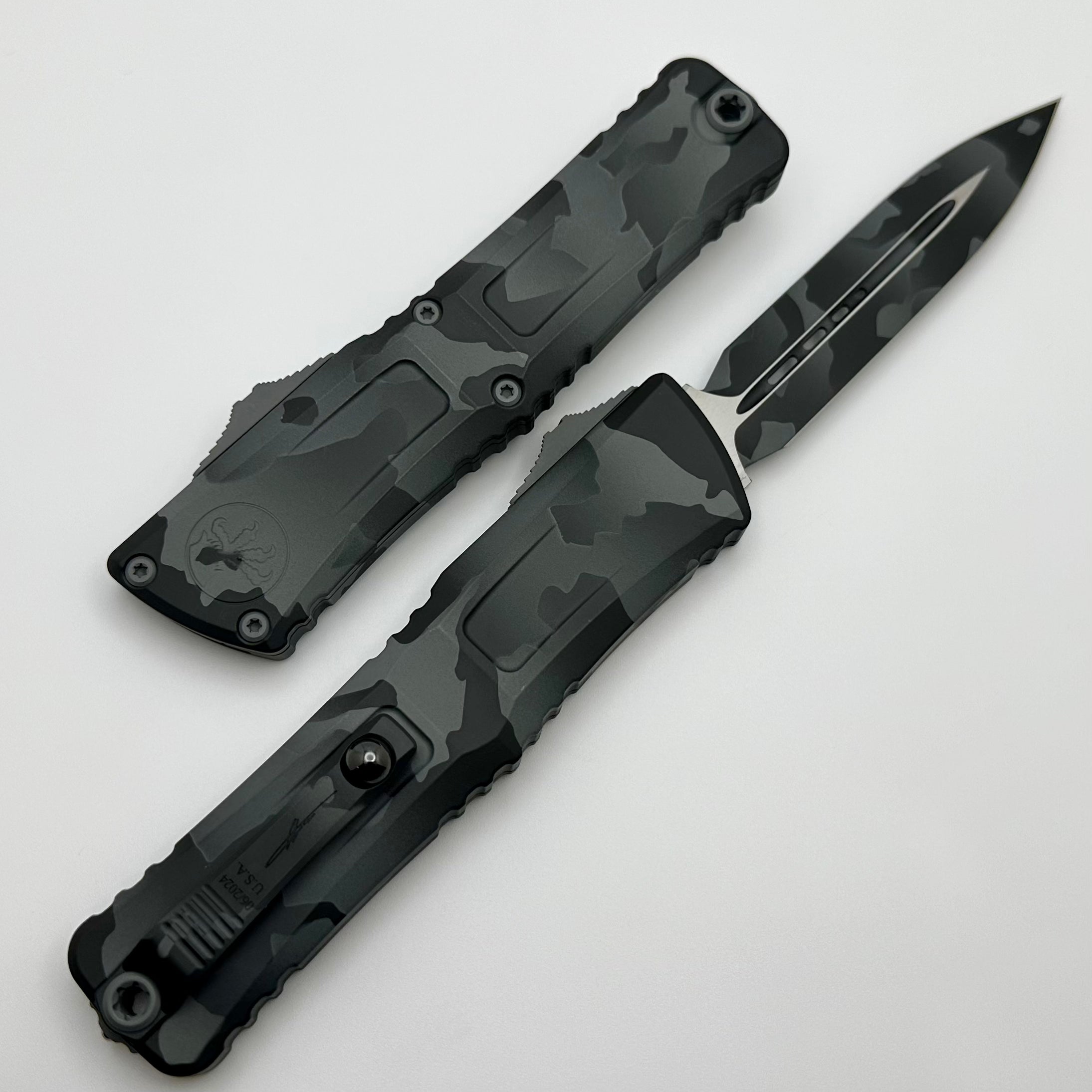 Microtech Combat Troodon Gen III OTF Knife - Urban Camo D/E Signature Series | Ultimate Tactical Tool