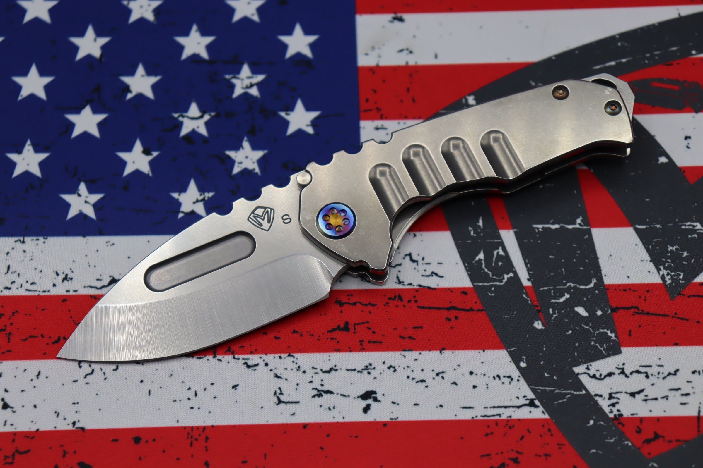 Medford Praetorian Genesis T S35VN Tactical Folding Knife - Premium Flamed Hardware & Tumbled Finish