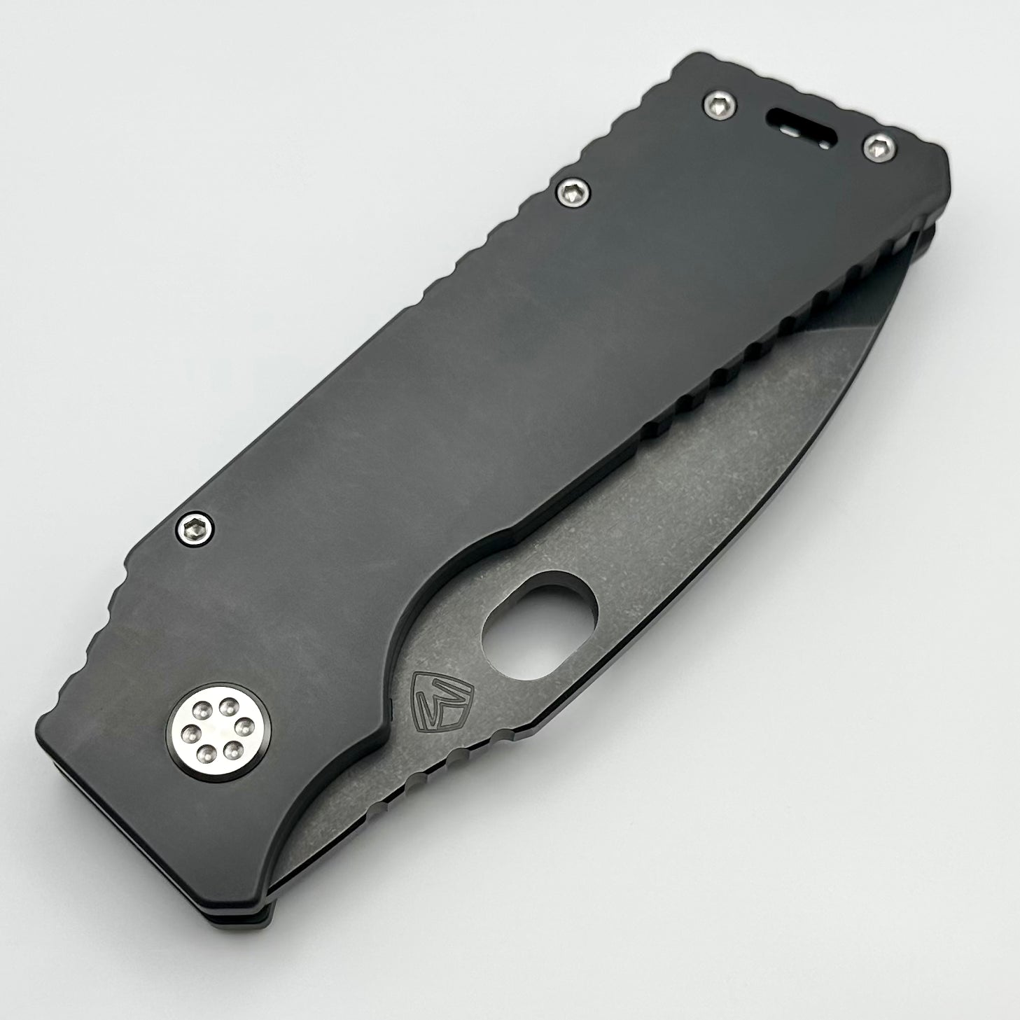 Medford TFF-H DLC Premium Folding Knife with Tumbled DLC S45VN Blade