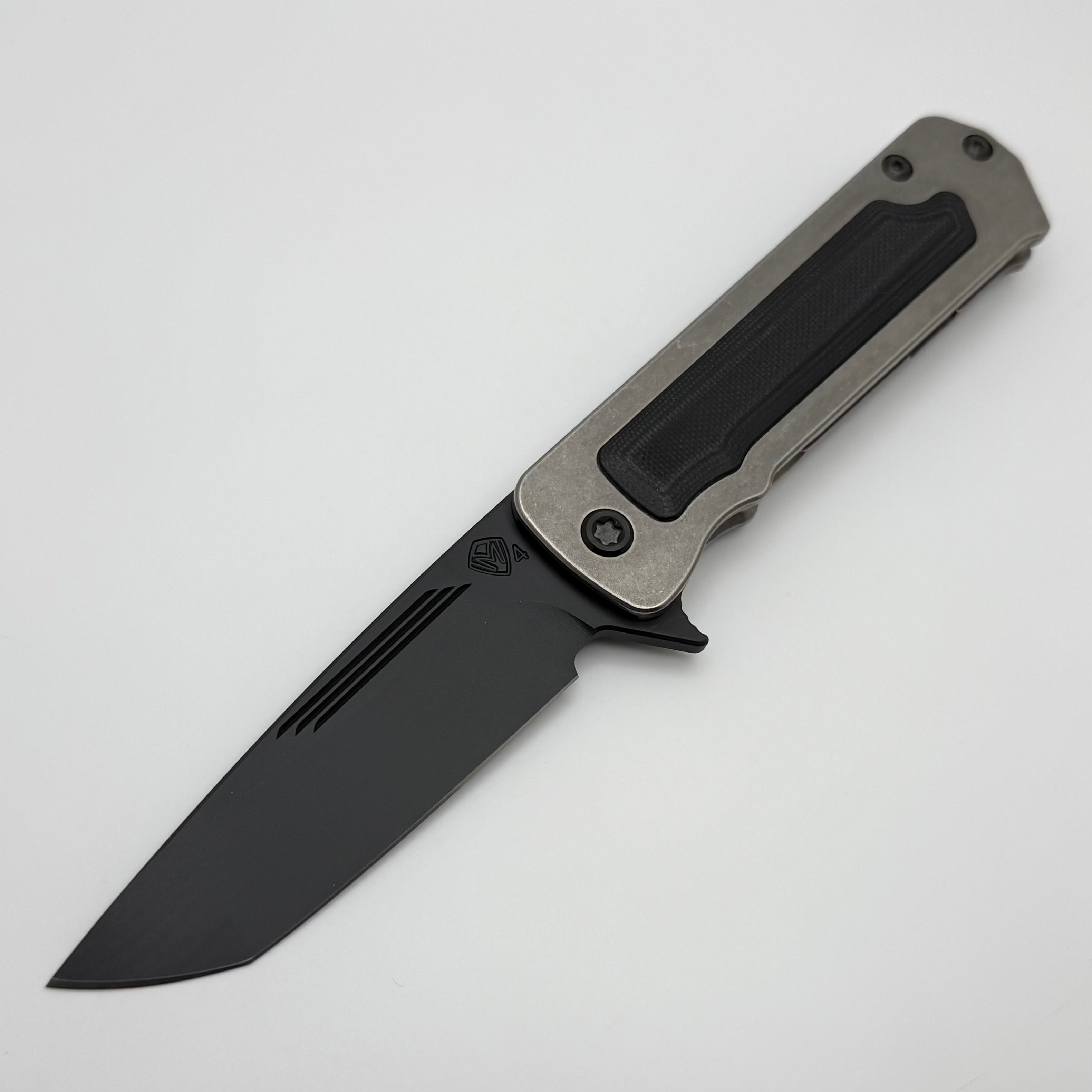 Medford TFF-4 DLC S45VN Tanto Knife - Premium Tactical EDC with Black G-10 Inlay