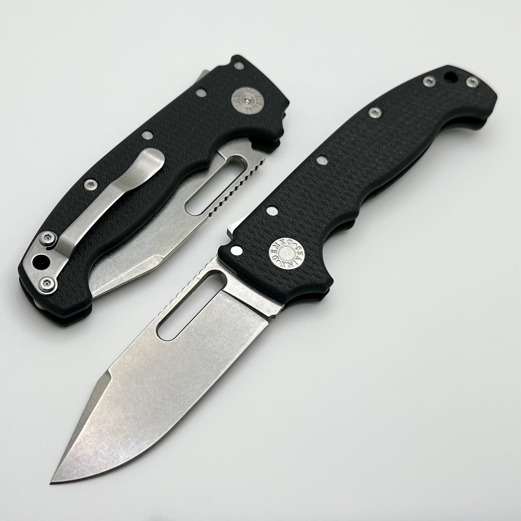 Premium Demko AD20S V2 Clip Point Knife - MagnaCut Steel & Black G-10 Handle