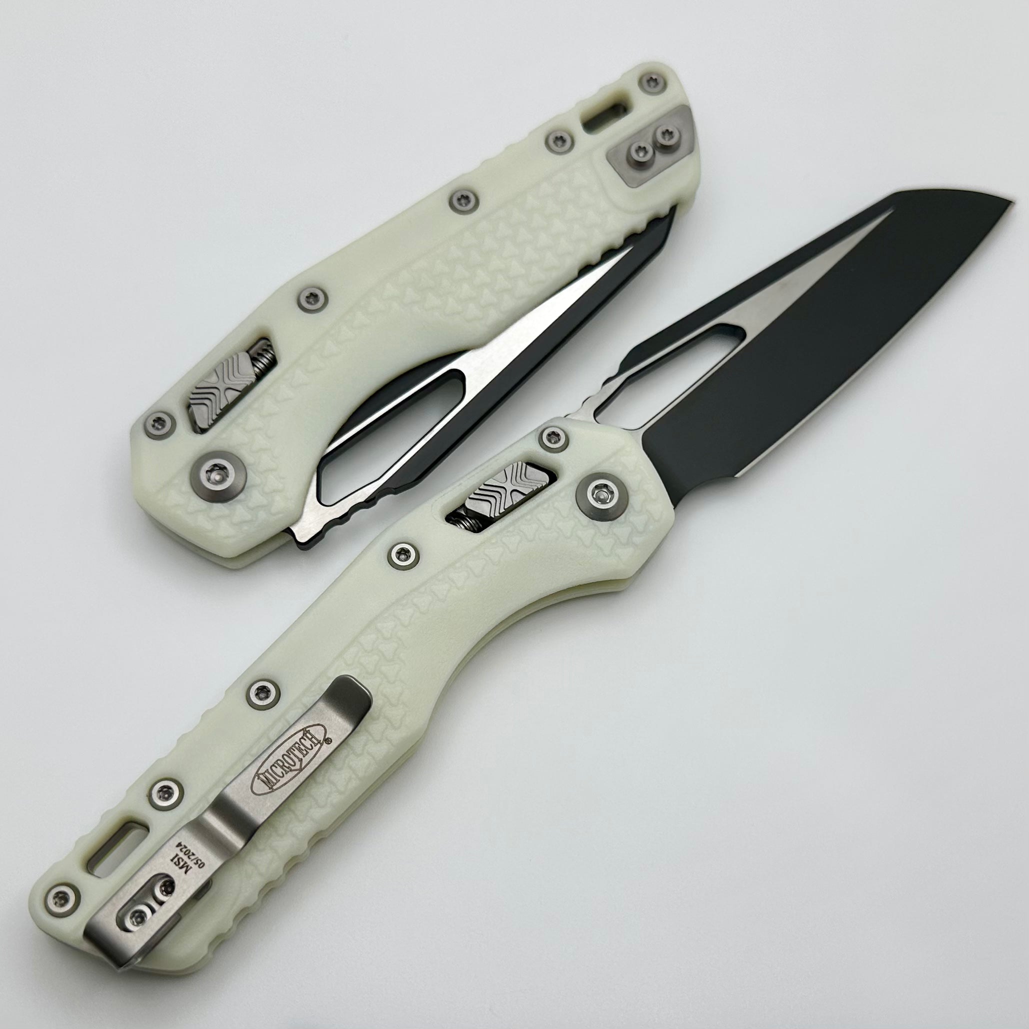 Microtech MSI RAM LOK Ultimate EDC Knife - White Polymer & M390MK Steel