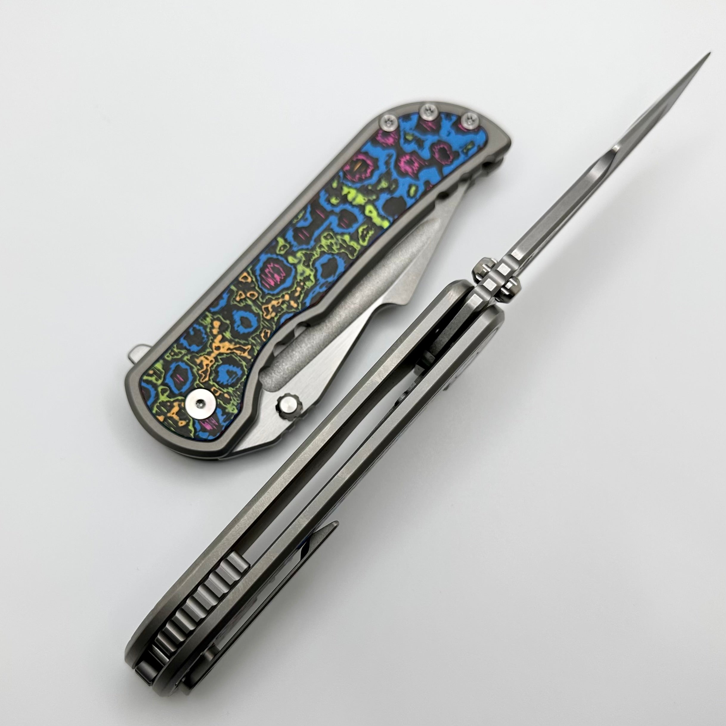 Ultimate Mechforce Alphahunter Apocalypse Knife - Premium M390 Steel & 80's Carbon Ceramic Inlays