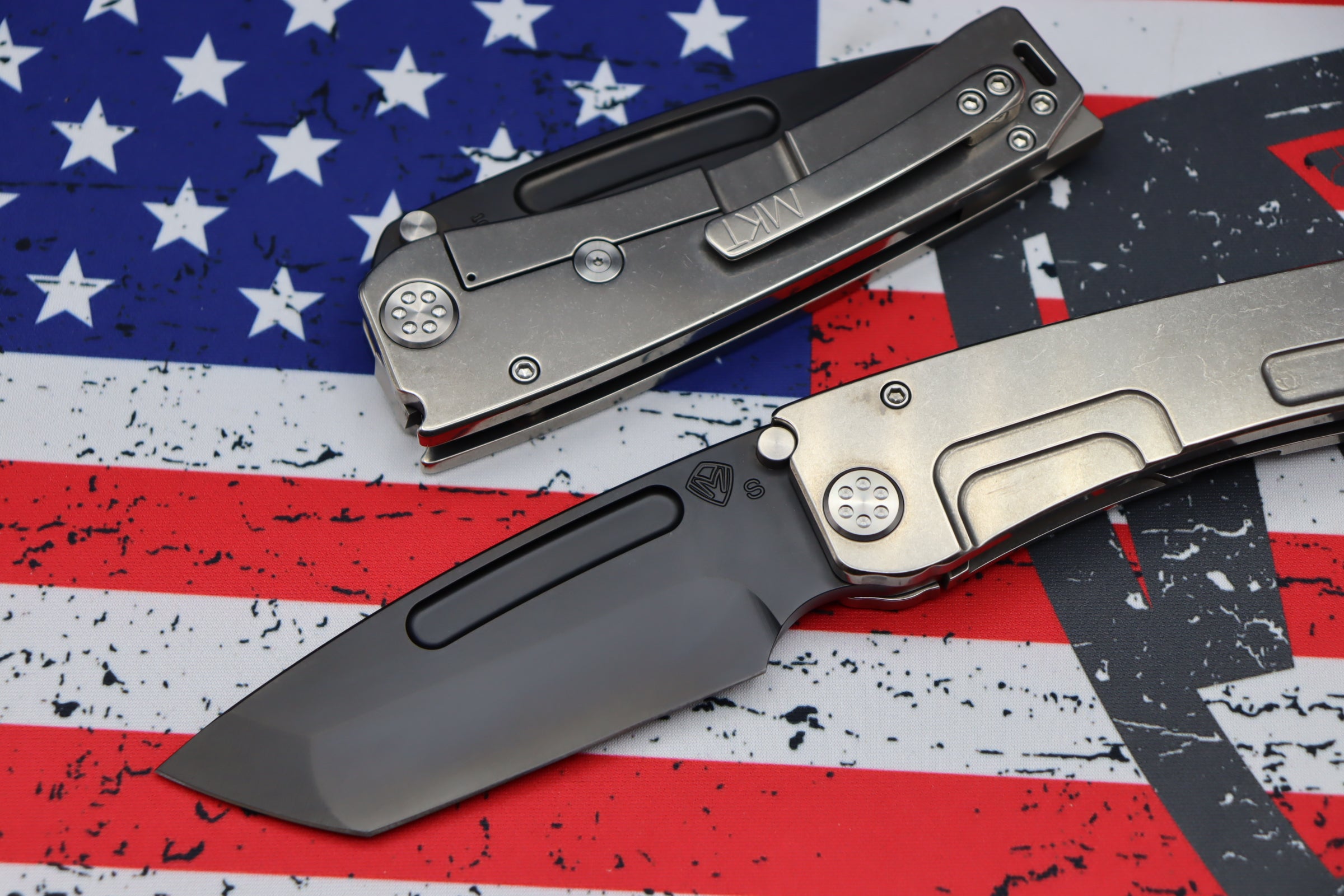 Medford Marauder H Tanto PVD S35 & Tumbled Frame - Premium Tactical Knife