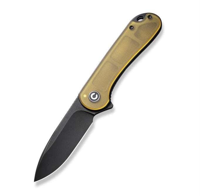 Civivi Elementum Flipper Knife - Premium Ultem Handle & Black Stonewash D2 Blade
