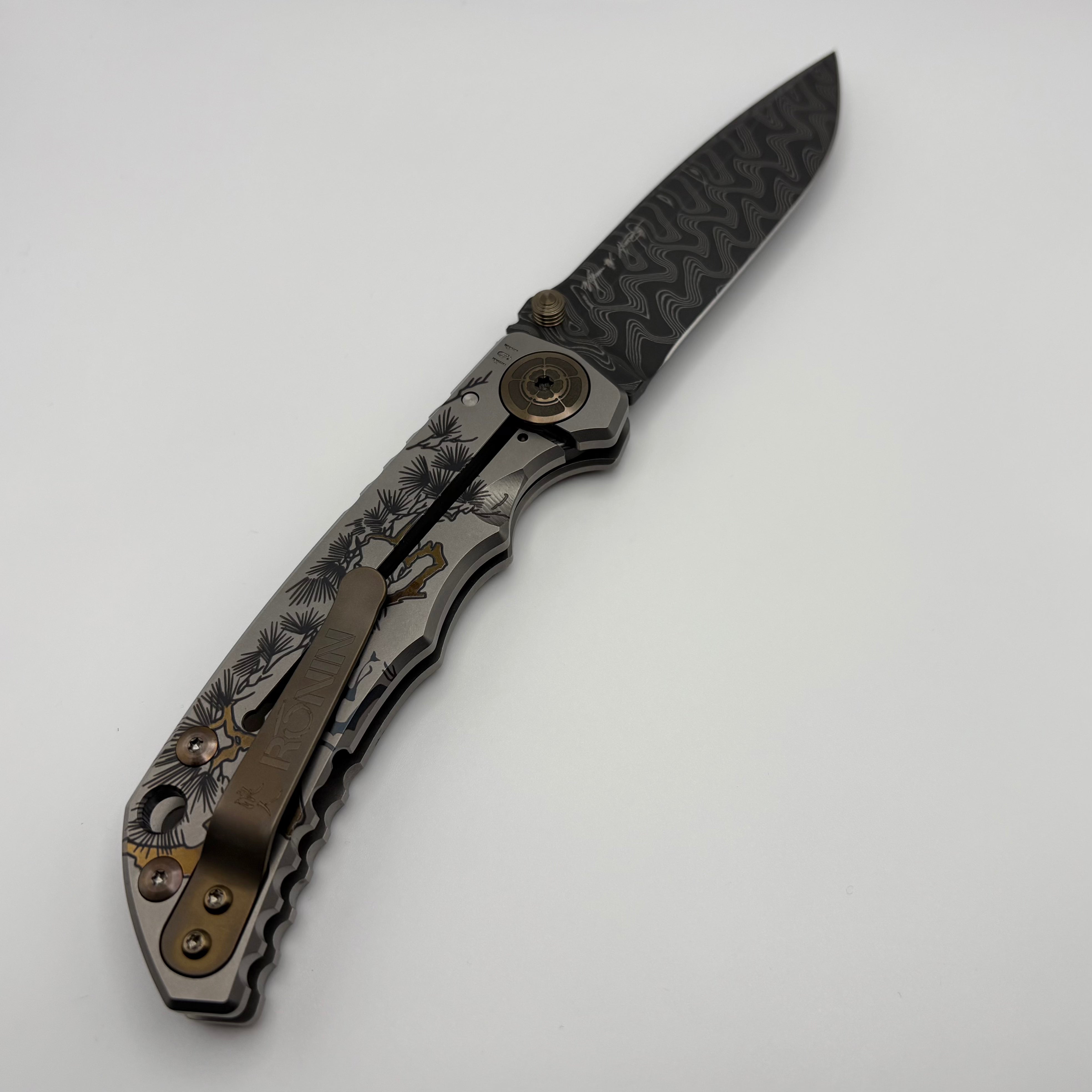 Premium Spartan Blades Harsey Folder: Ronin Tactics Gun Fighter Special Edition with Damascus Blade