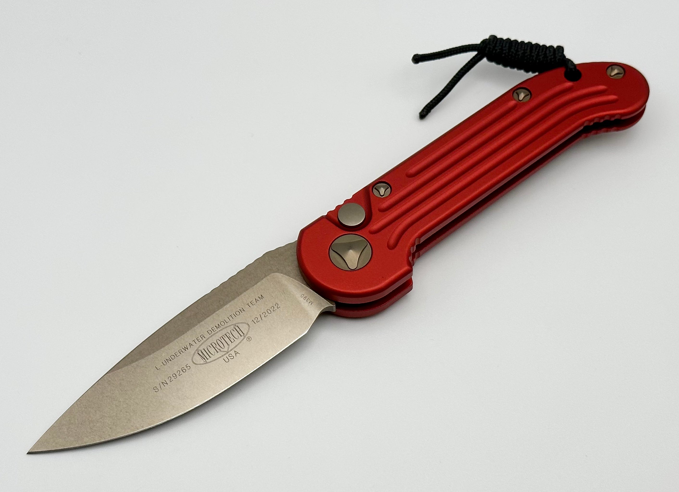 Microtech LUDT Red & Bronze Ultimate Tactical Knife