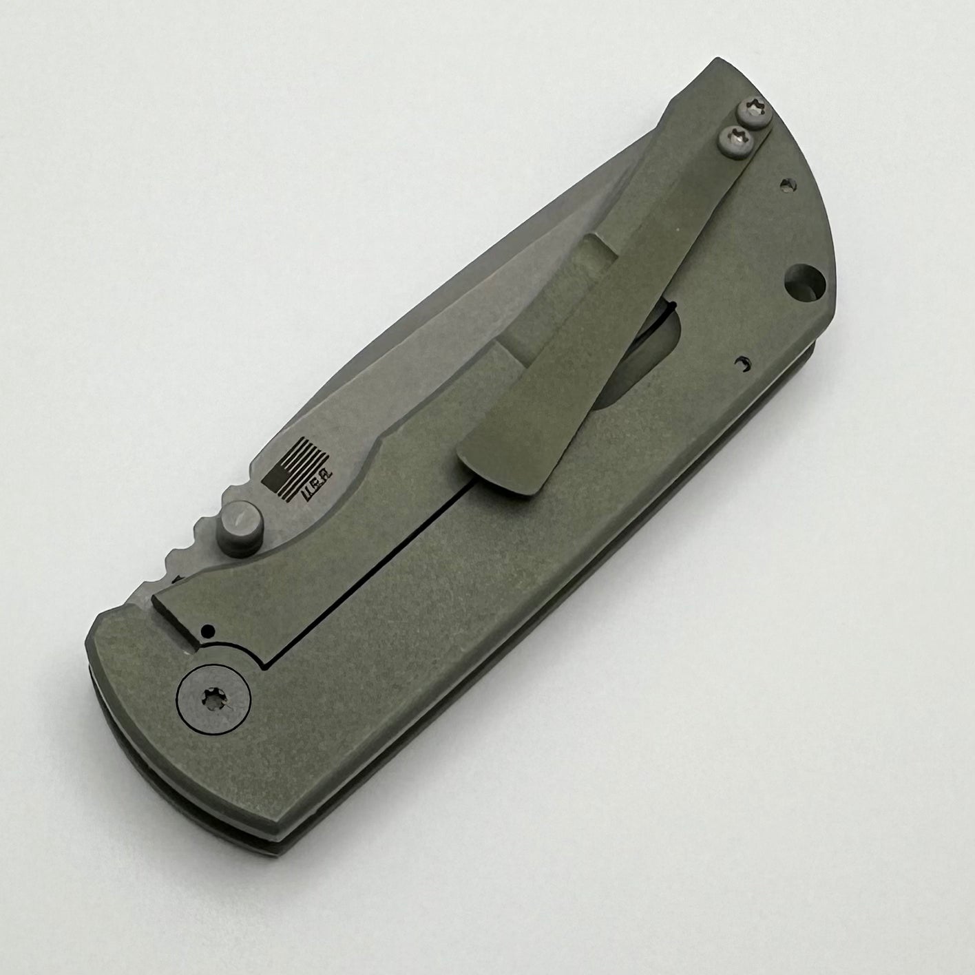 McNees Premium Machined Mac 2 3.5 - Ultimate Matte Green with Stonewash MagnaCut