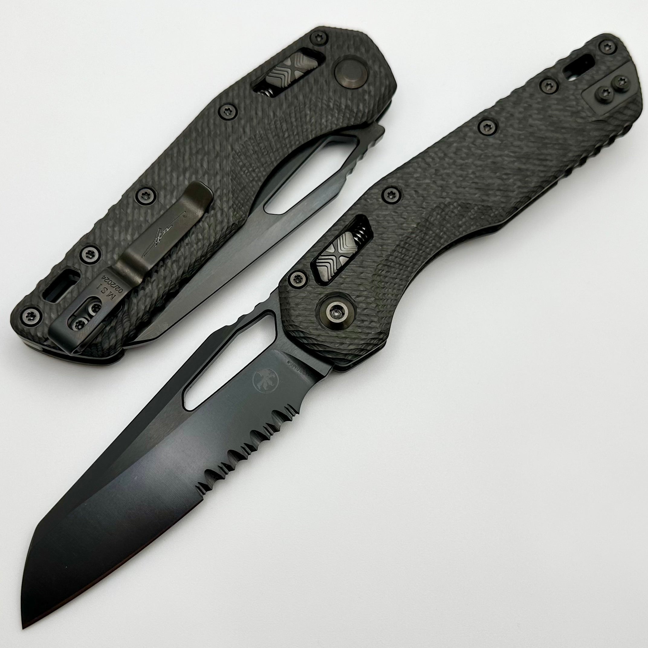 Microtech MSI RAM LOK Folding Knife - Premium Carbon Fiber & M390MK Blade