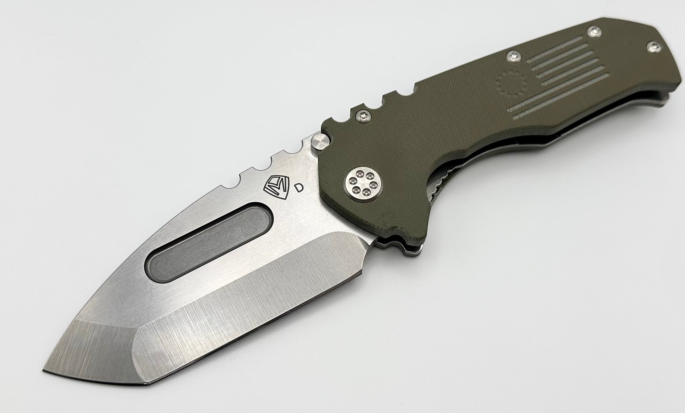 Medford Scout Praetorian Tanto Knife - Premium G10 & D2 Tumbled Blade