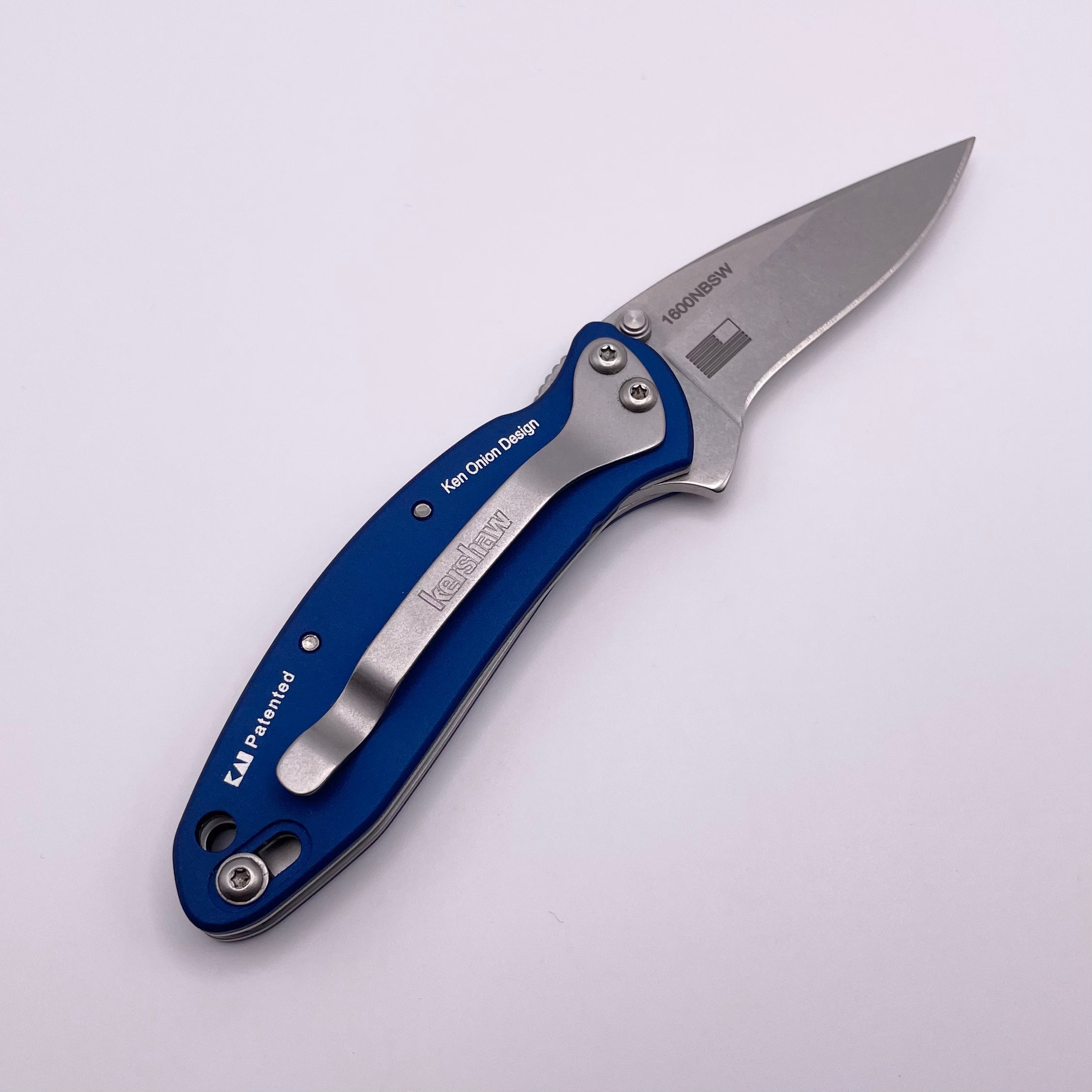 Kershaw Chive 1600NBSW Navy Blue Pre-Owned - Ultimate Everyday Carry Knife