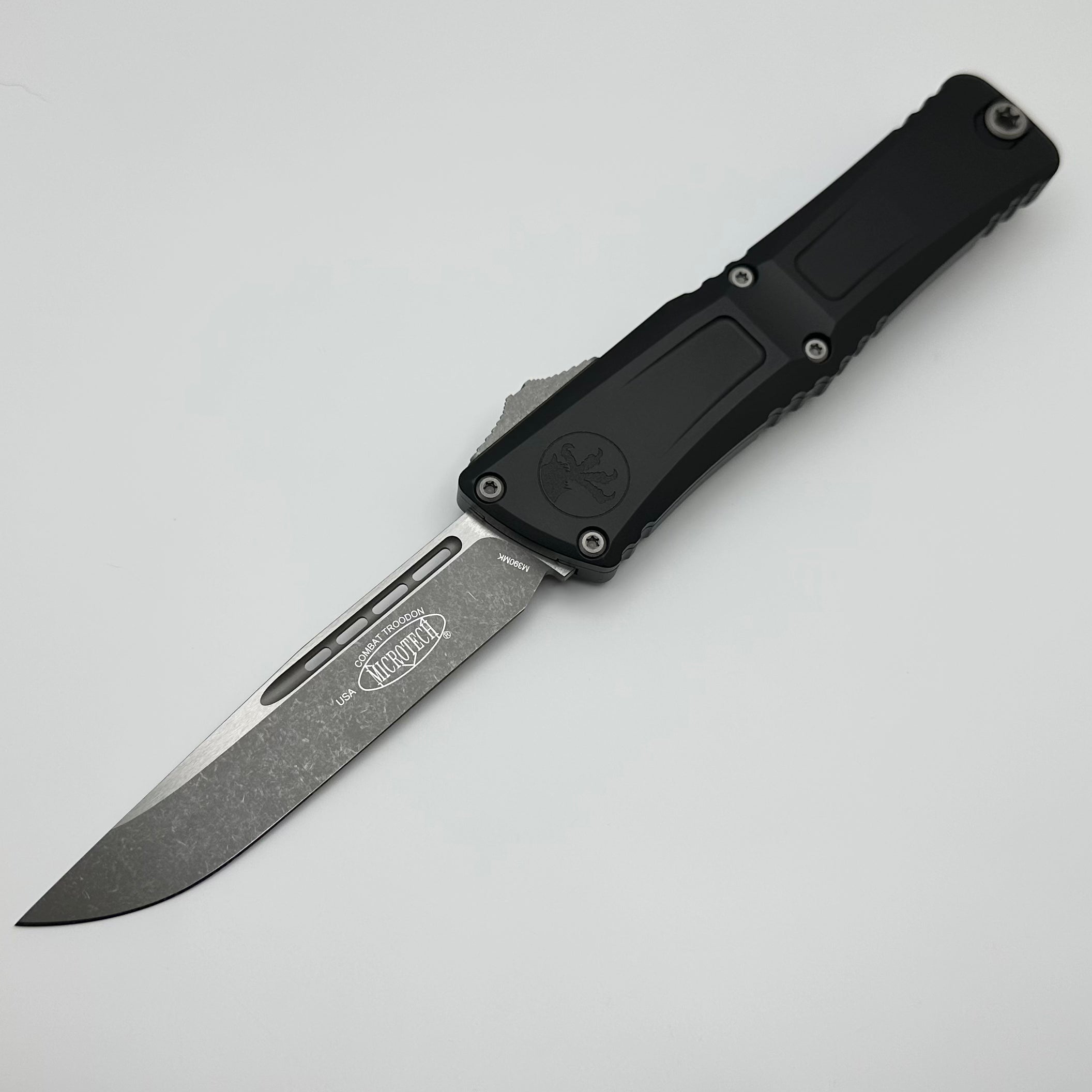 Microtech Combat Troodon Gen III Apocalyptic Tactical Knife - Premium Black Handle (Pre-Owned)