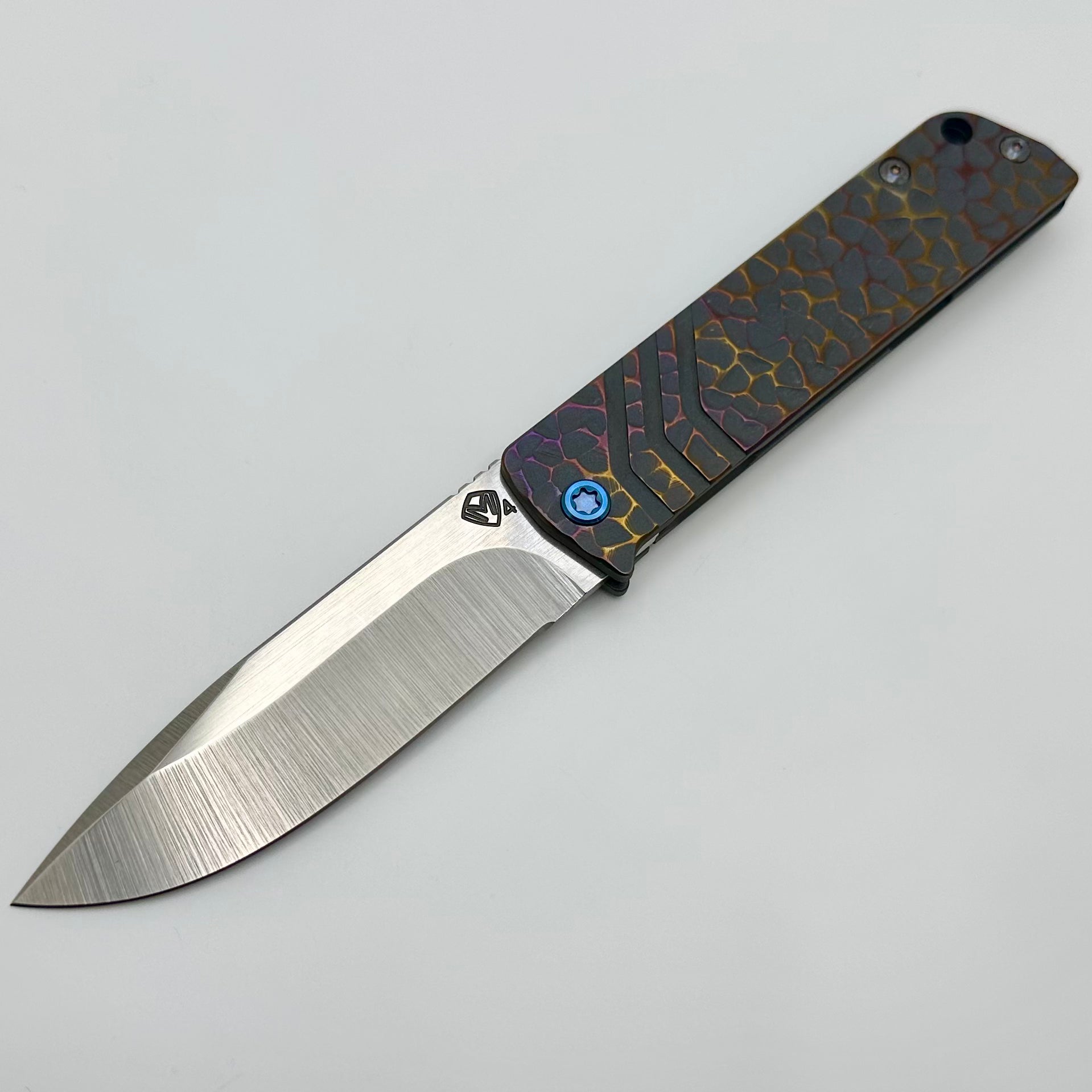 Medford Antik Premium Front Flipper Knife - Titanium Handles & S45VN Blade