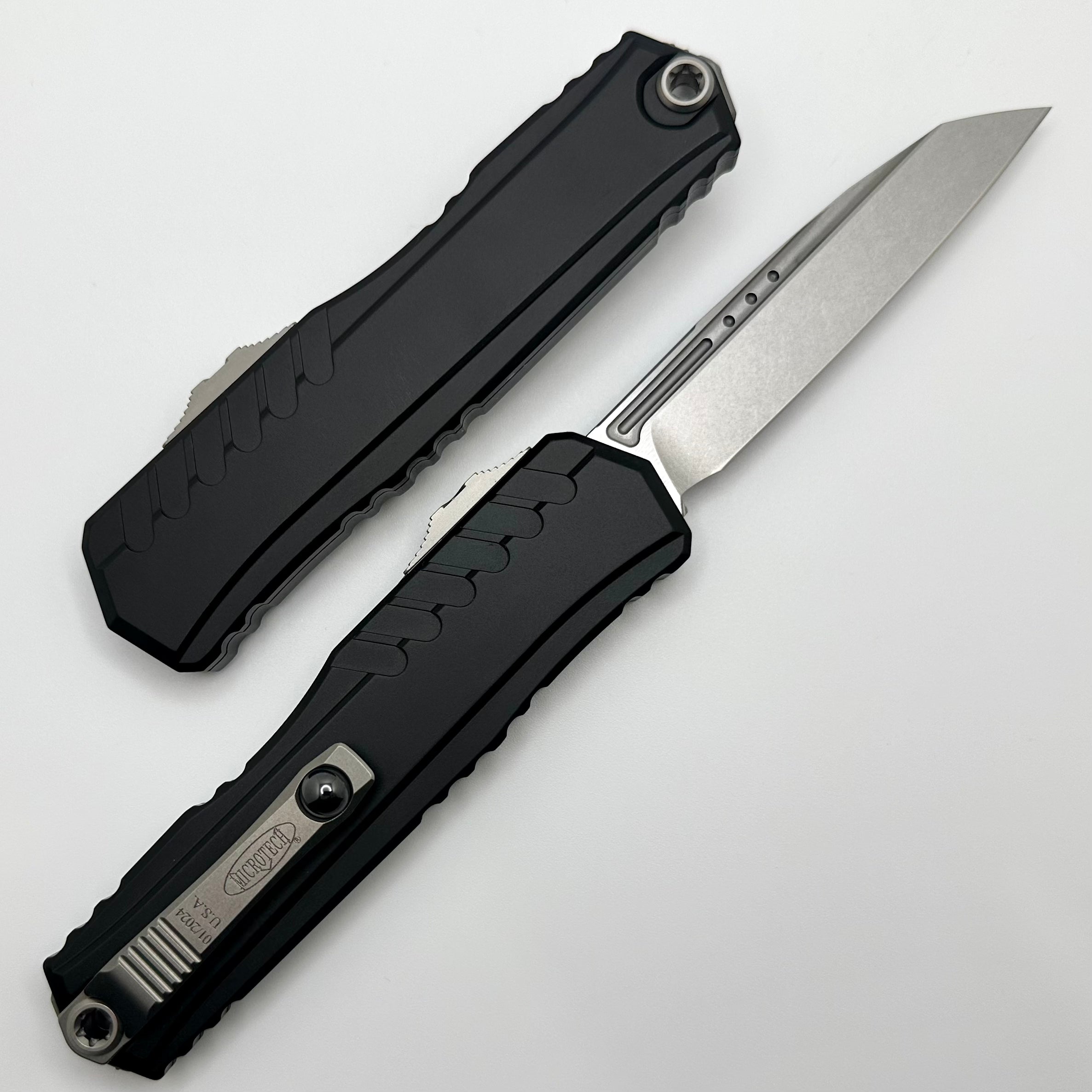 Microtech Cypher II S/E Stonewash Premium OTF Knife