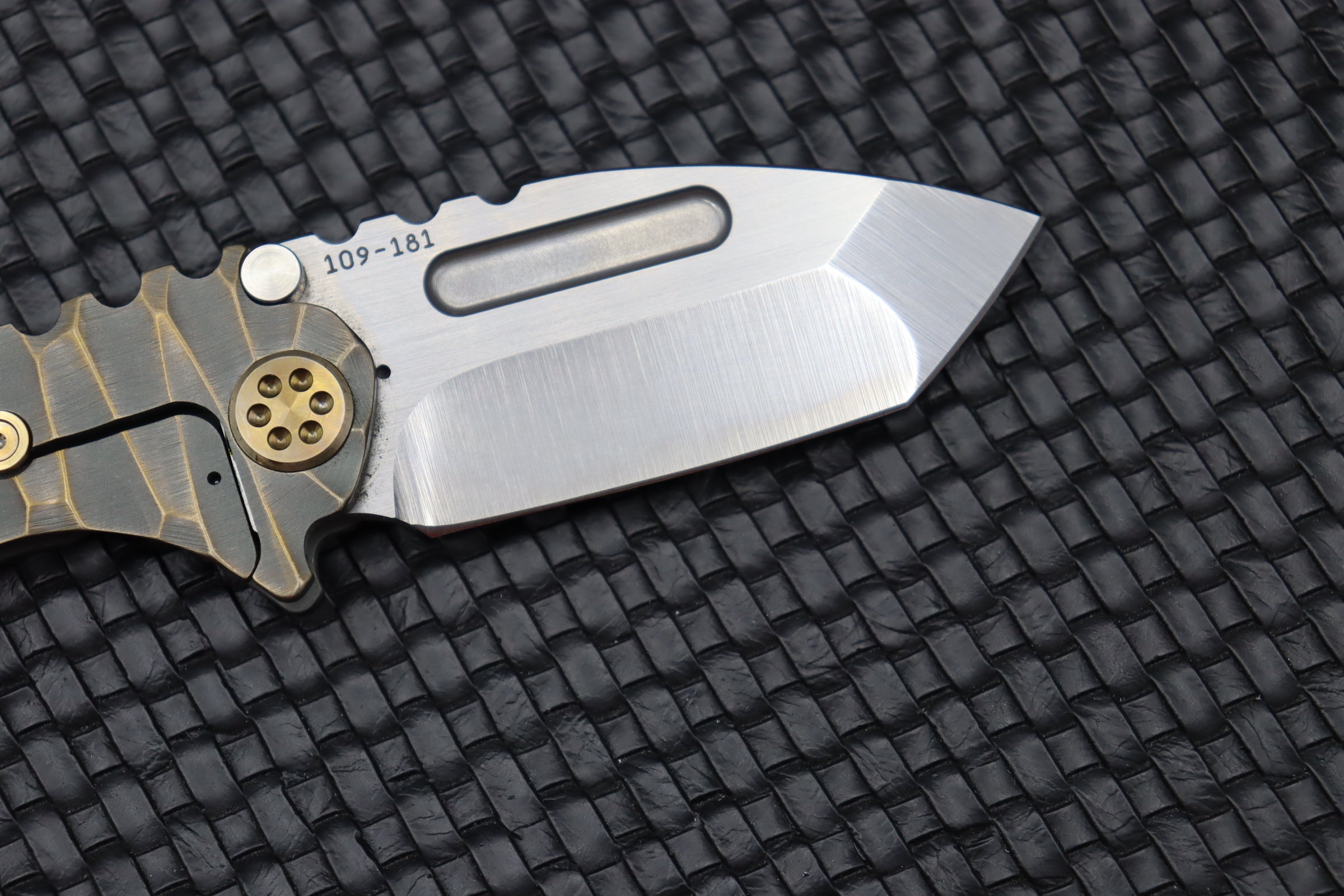 Medford Micro Praetorian T - Premium Compact Tactical Knife with Bronze Accents