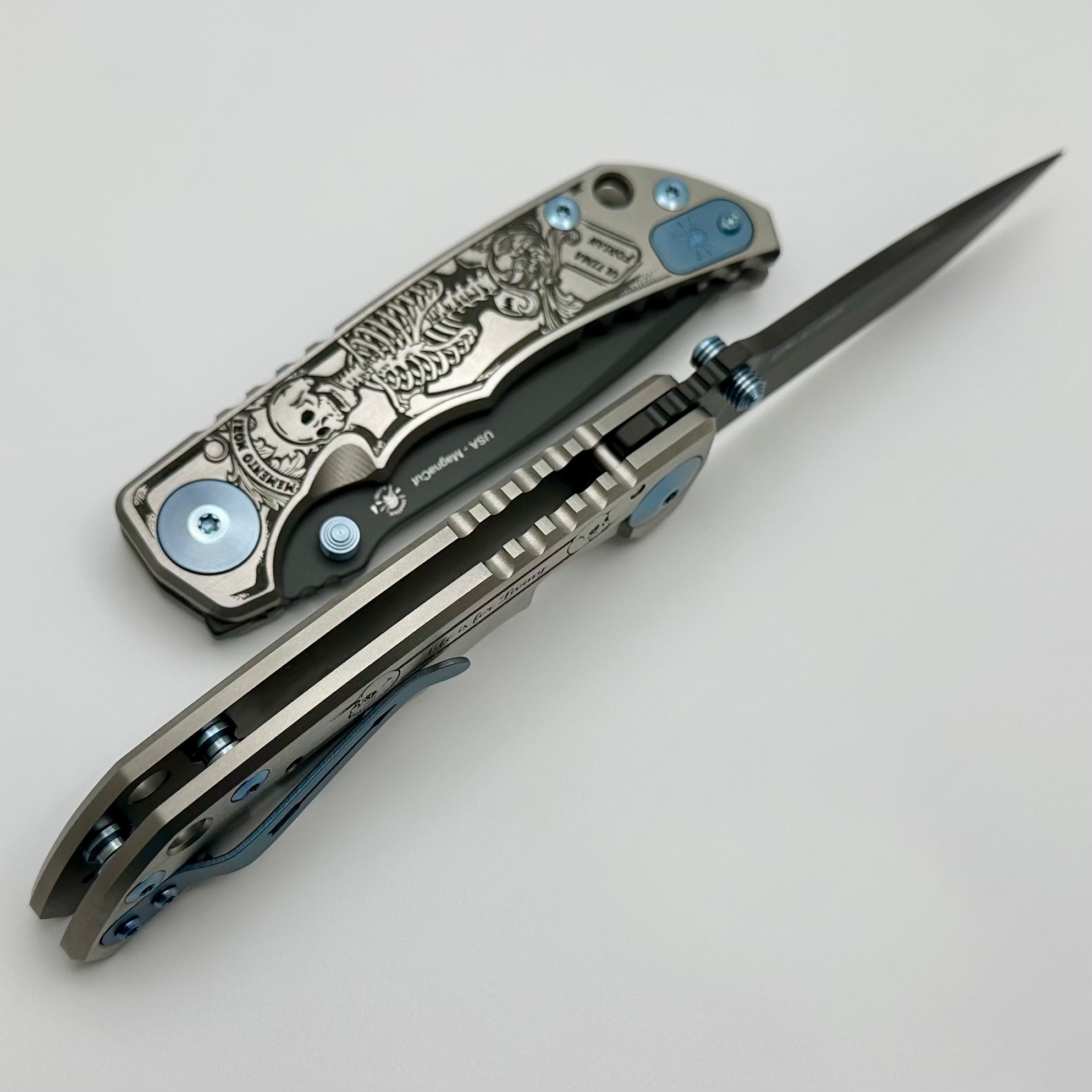 Premium Spartan-Harsey Folder 2023 Memento Mori Edition - Ultimate Tactical Knife