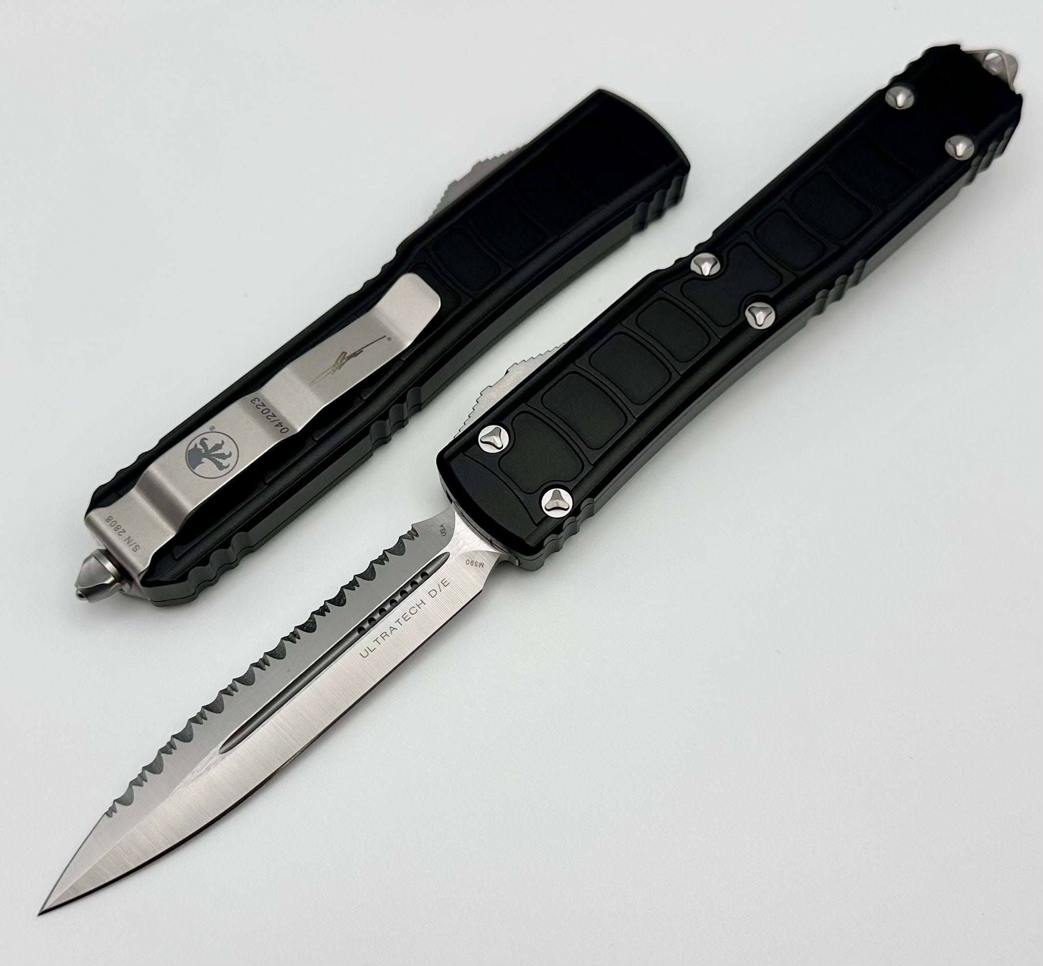 Microtech Ultratech II Satin Double Edge Signature Series Knife - Ultimate Tactical Precision