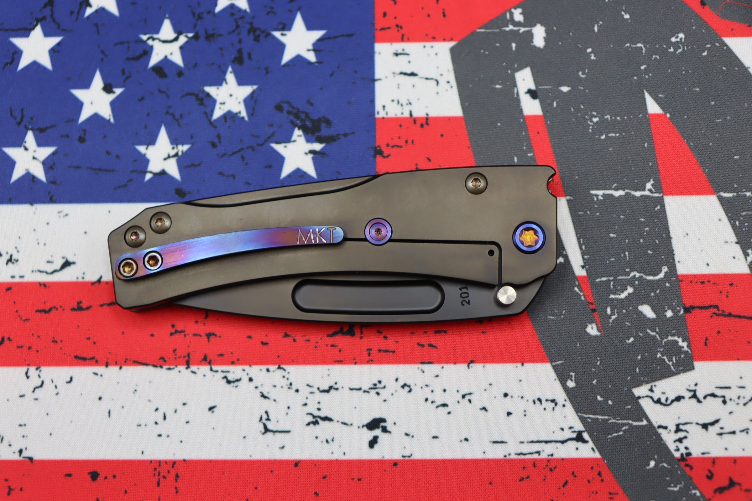 Medford Slim Midi Tanto EDC Knife - Premium PVD Coated S35VN Blade & Flamed Hardware