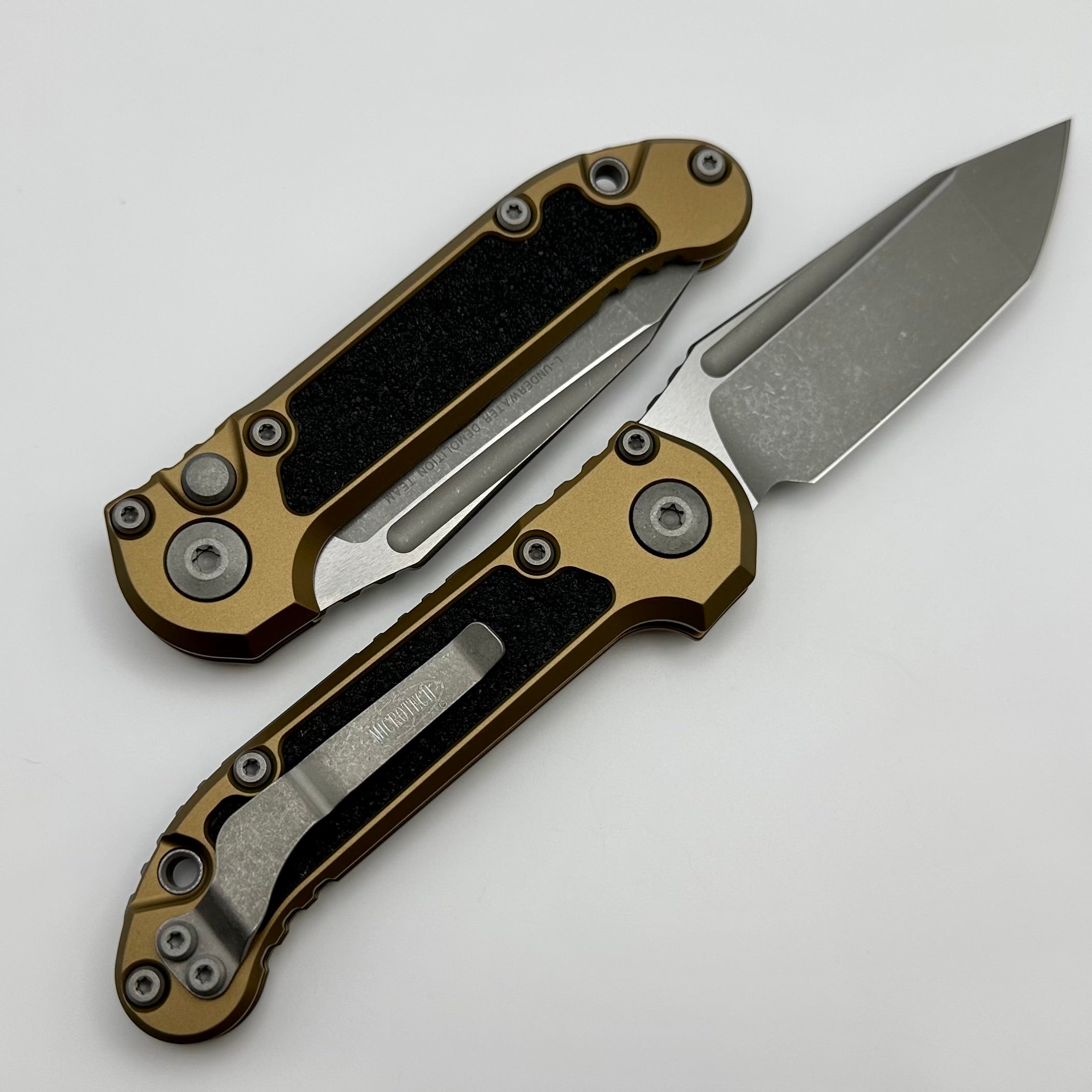 Microtech LUDT Gen III Apocalyptic Tanto Tactical Knife - Premium Tan Handle