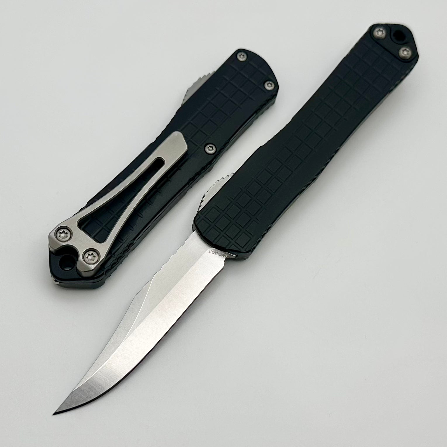 Heretic Knives Manticore S Premium Black Frag & Stonewash Bowie - Ultimate EDC Companion