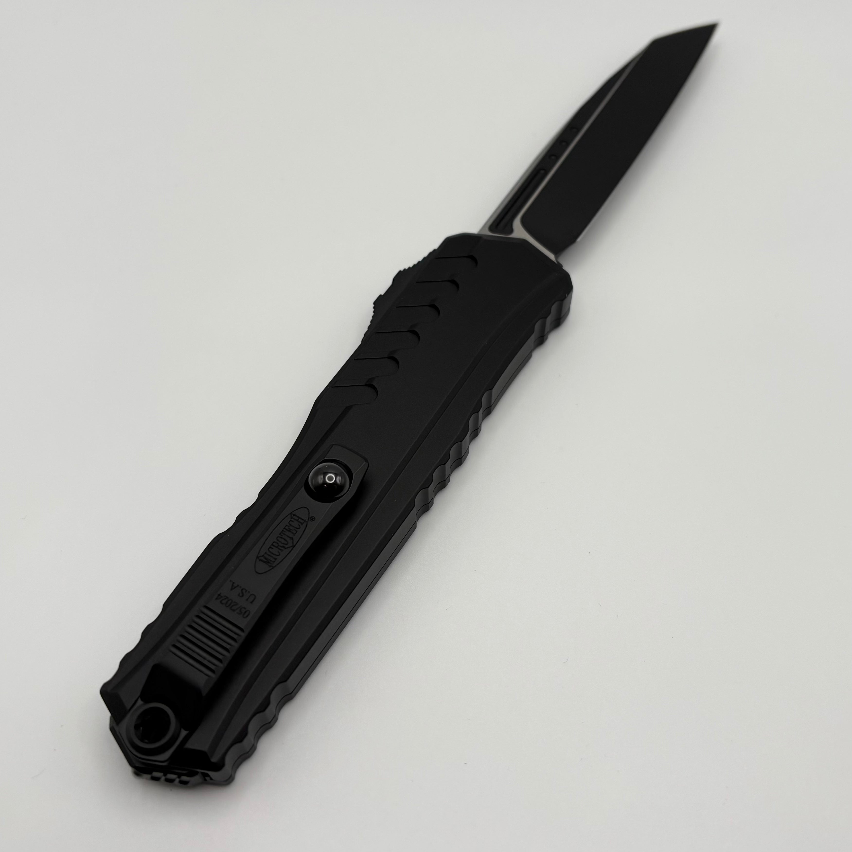 Premium Pre-owned Microtech Cypher II Tactical Knife - Black S/E 1241-1T