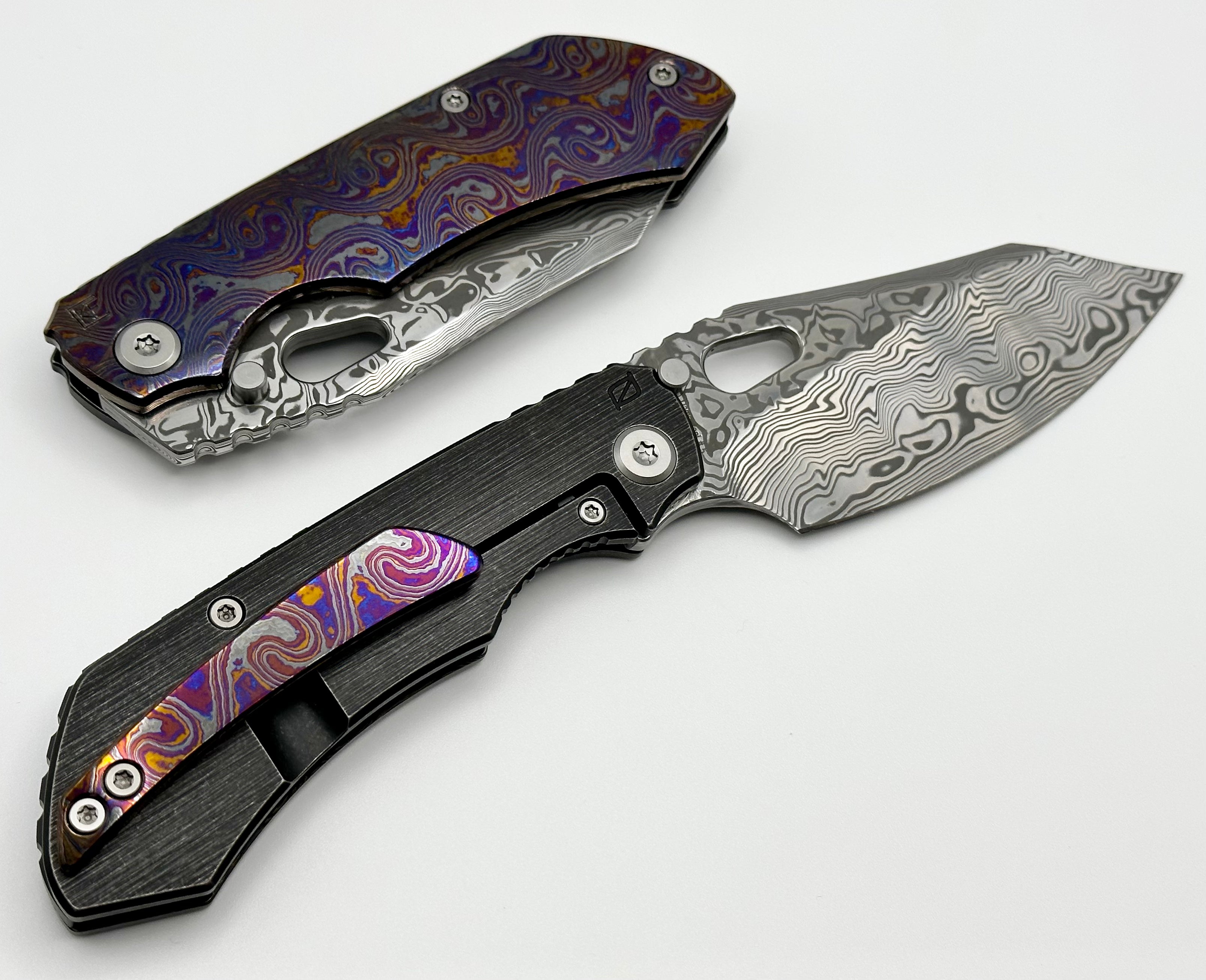 Premium Custom Knife Factory Evo 3.0E: Ultimate ZircuTi & Damasteel Edition